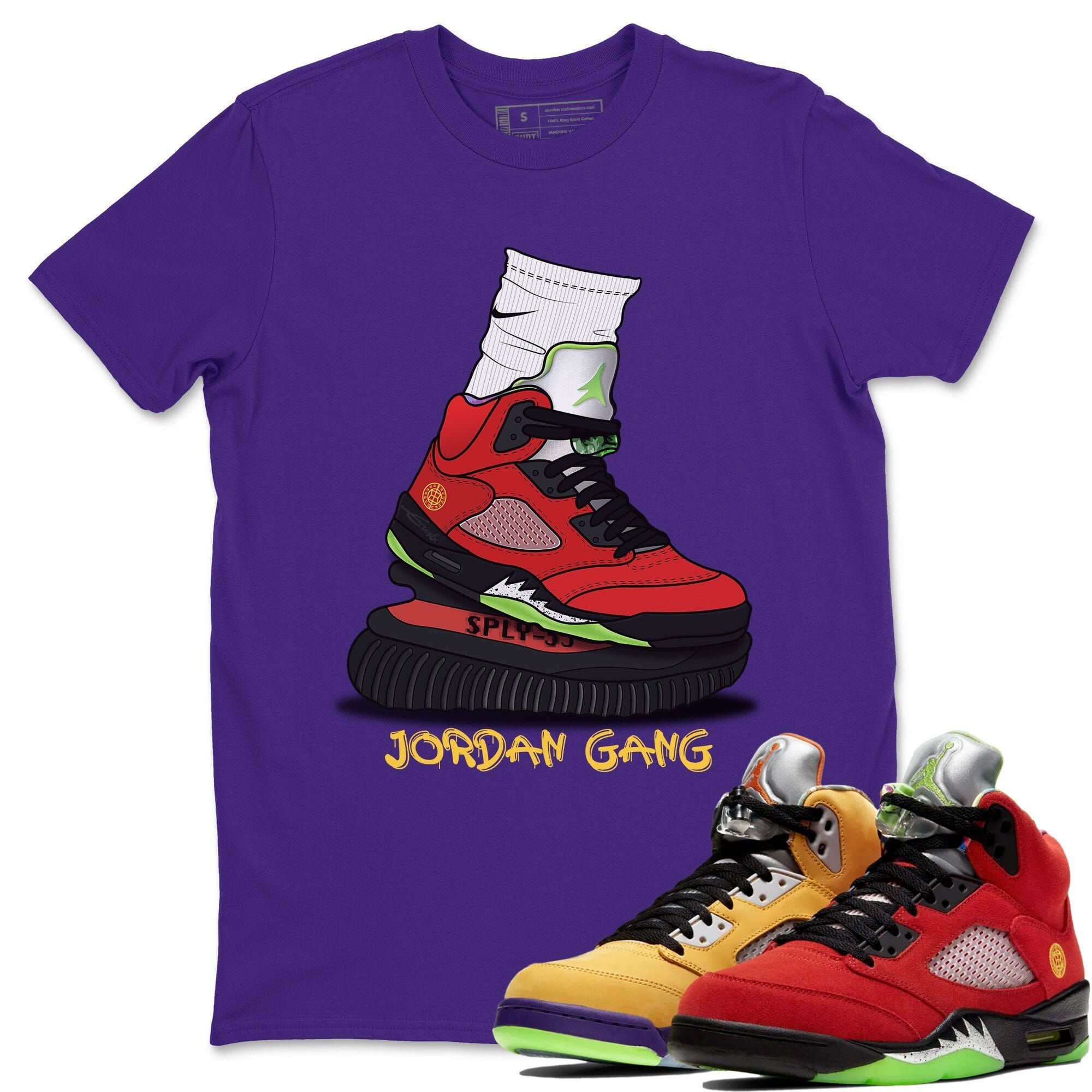 Air Jordan Gang Unisex Tops - Air Jordan 5 What The