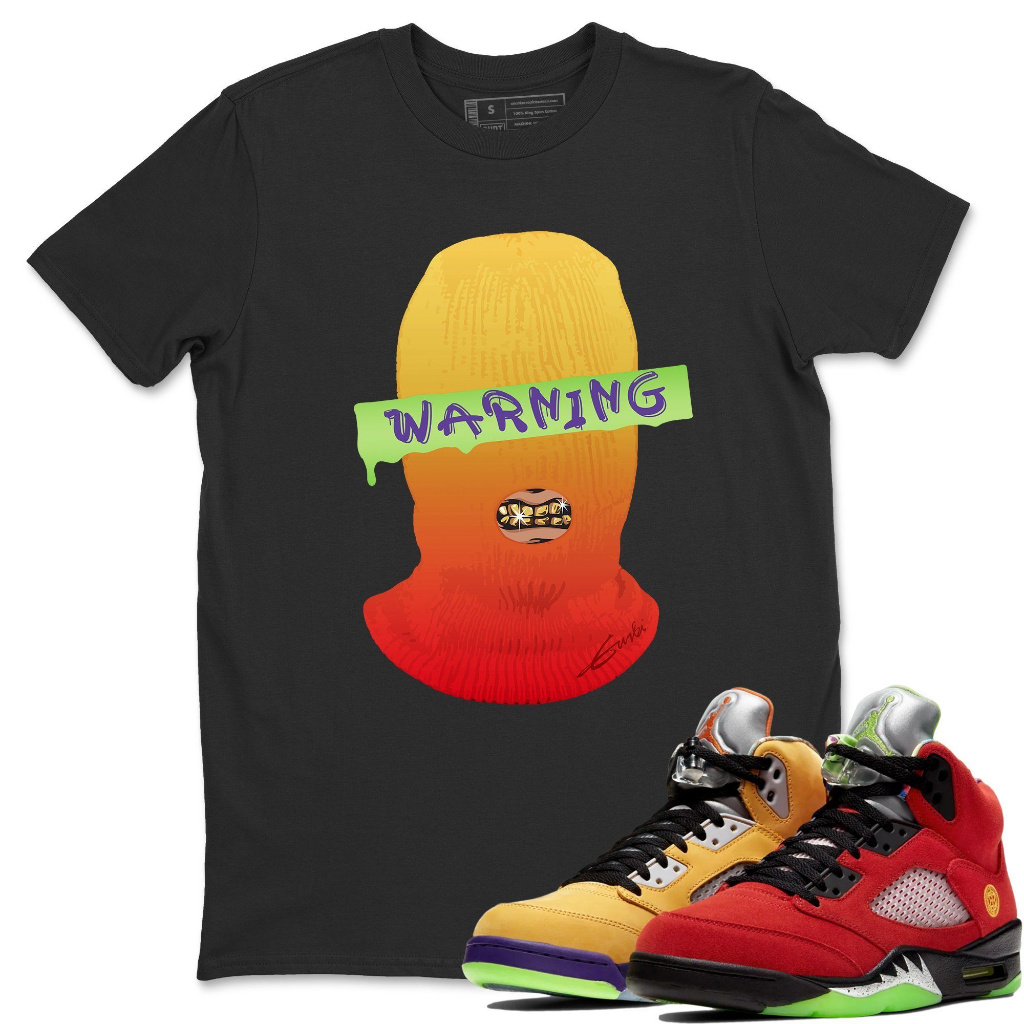Warning Unisex Tops - Air Jordan 5 What The