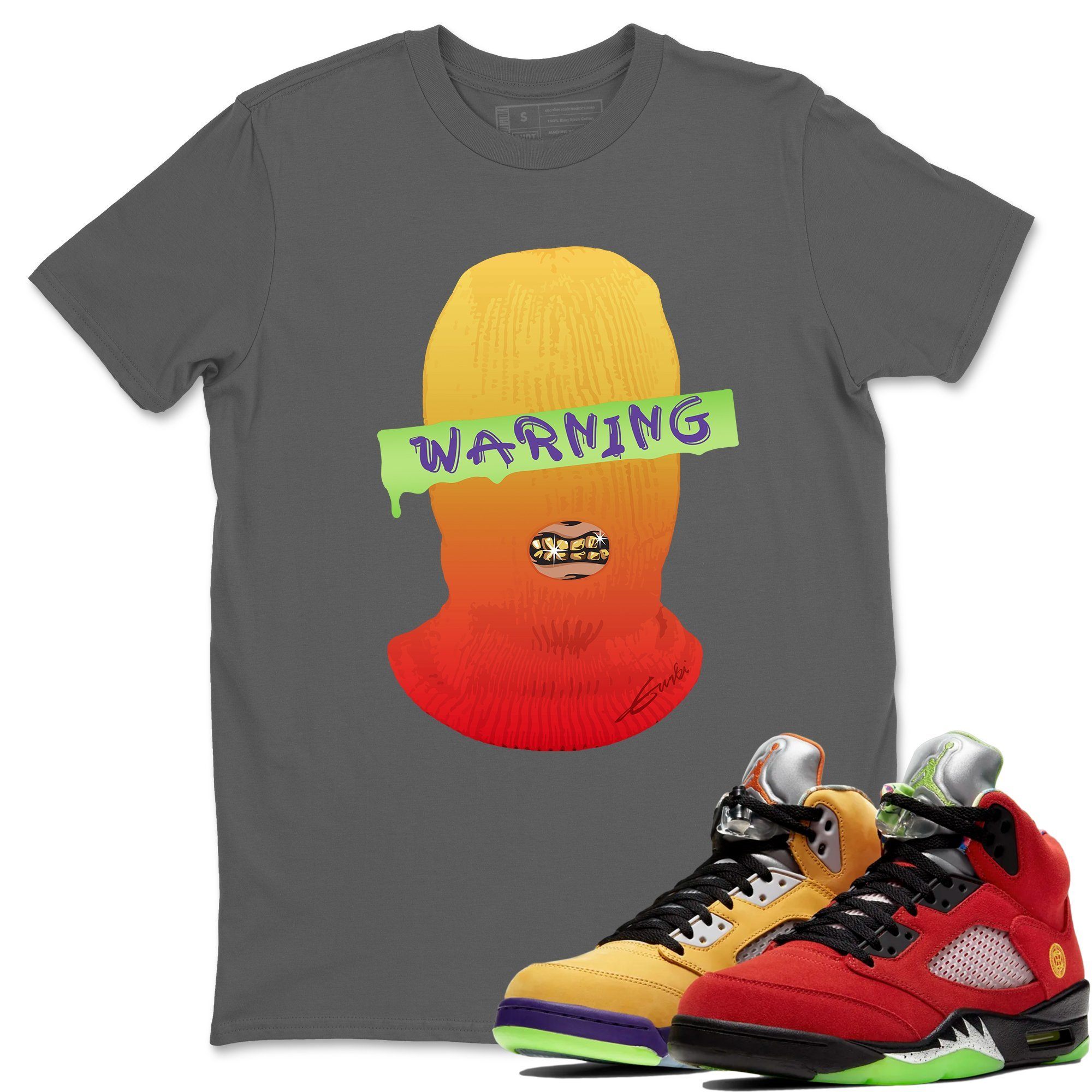 Warning Unisex Tops - Air Jordan 5 What The