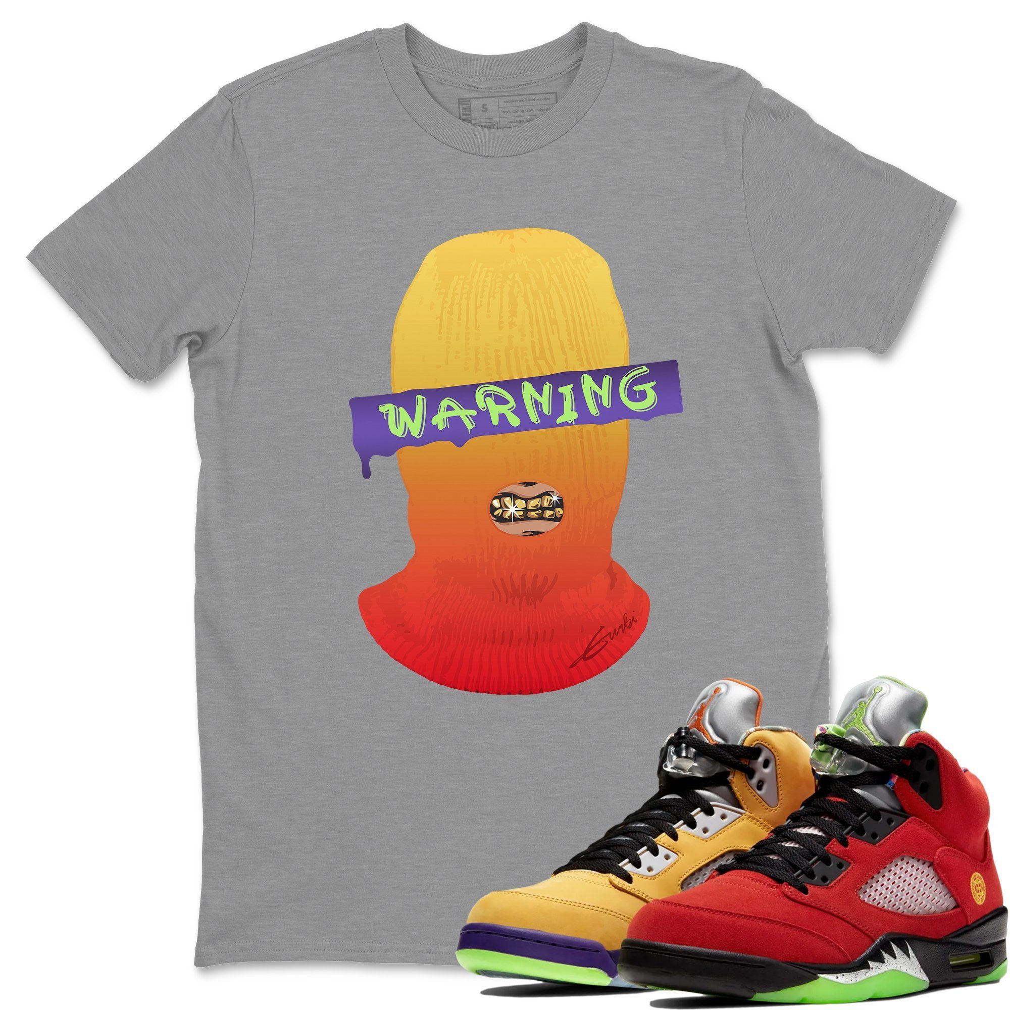 Warning Unisex Tops - Air Jordan 5 What The