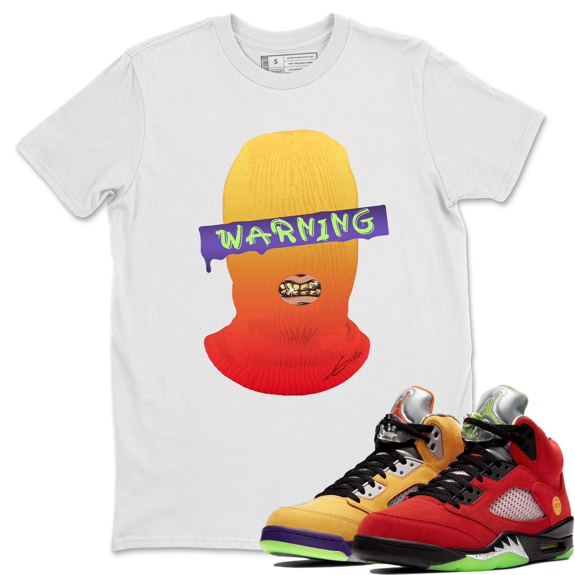Warning Unisex Tops - Air Jordan 5 What The