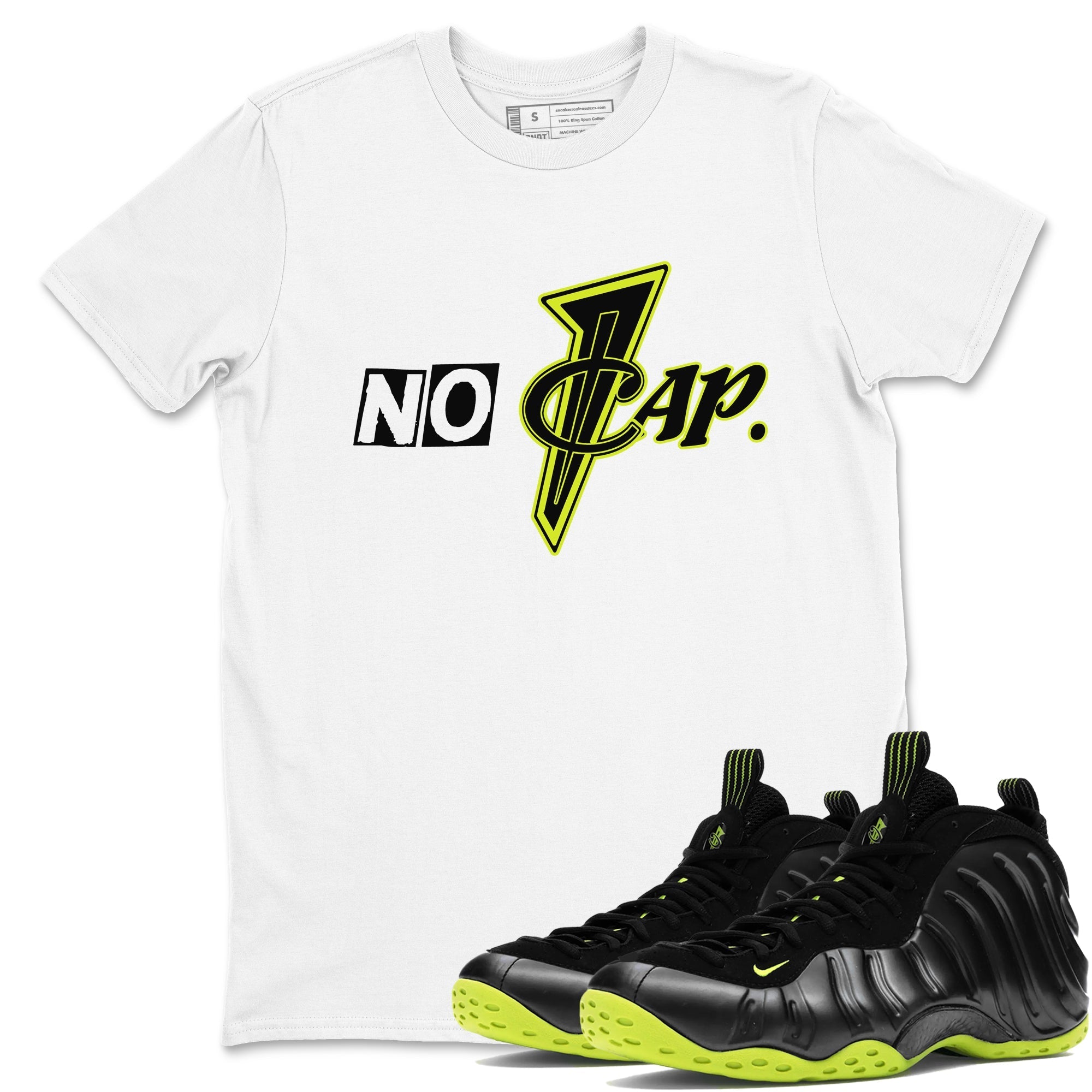 No Cap snkmatch Tees - Air Foamposite One Black Volt