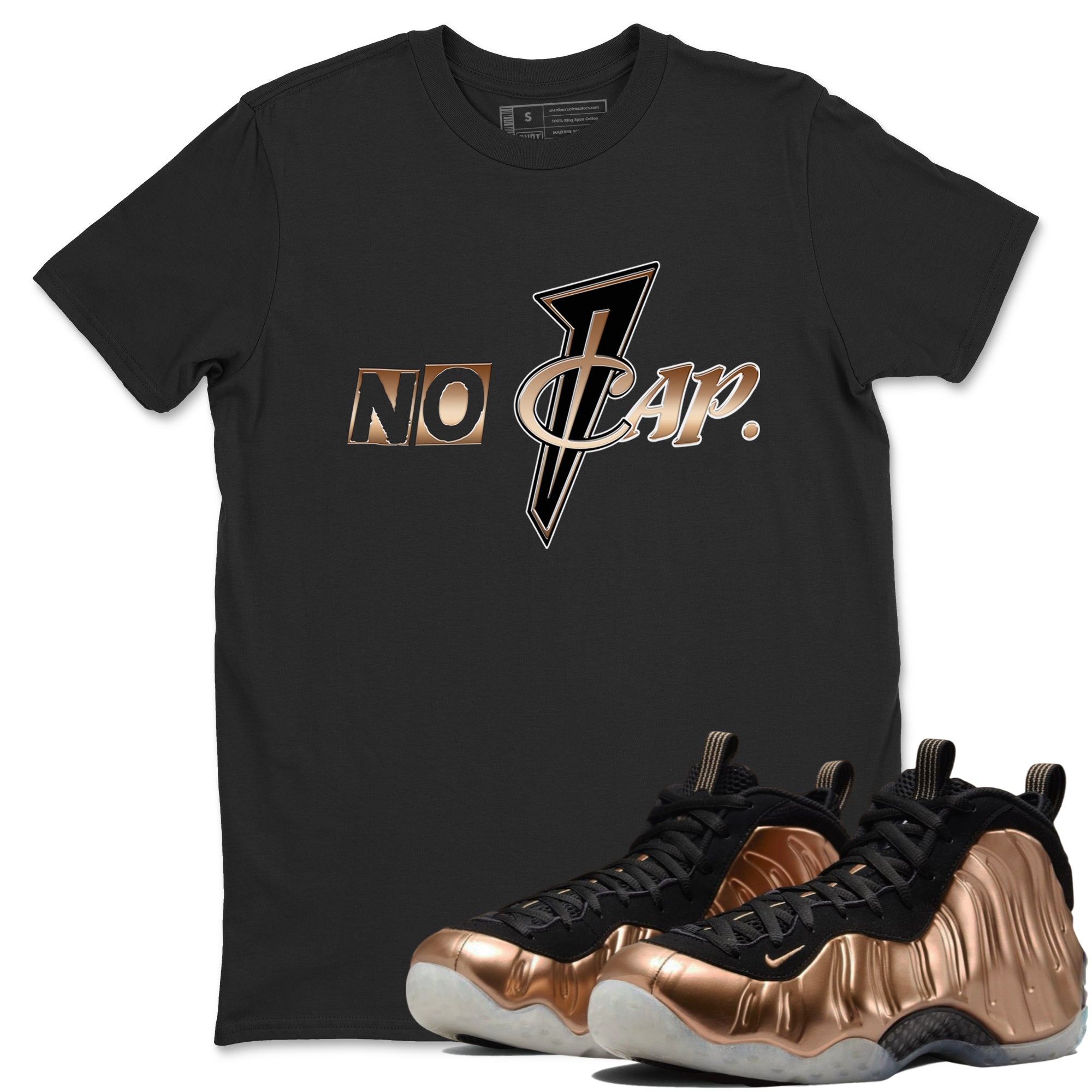 No Cap snkmatch Tees - Air Foamposite One Metallic Copper