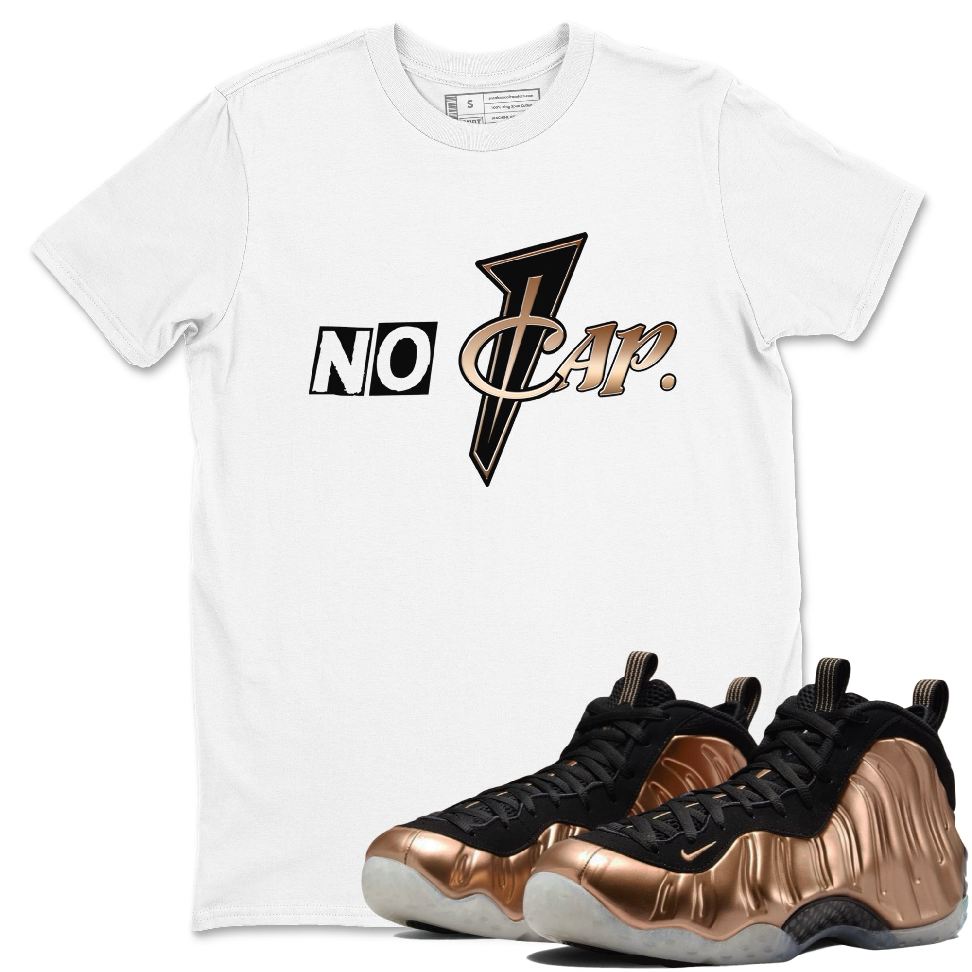 No Cap snkmatch Tees - Air Foamposite One Metallic Copper