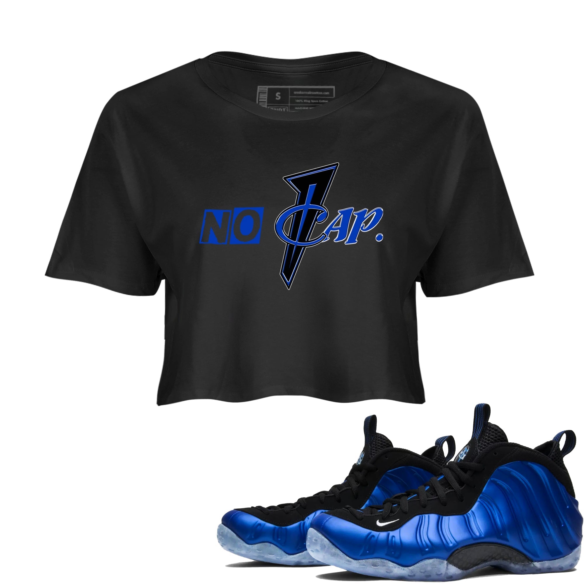 No Cap snkmatch Women's Top - Air Foamposite One Royal