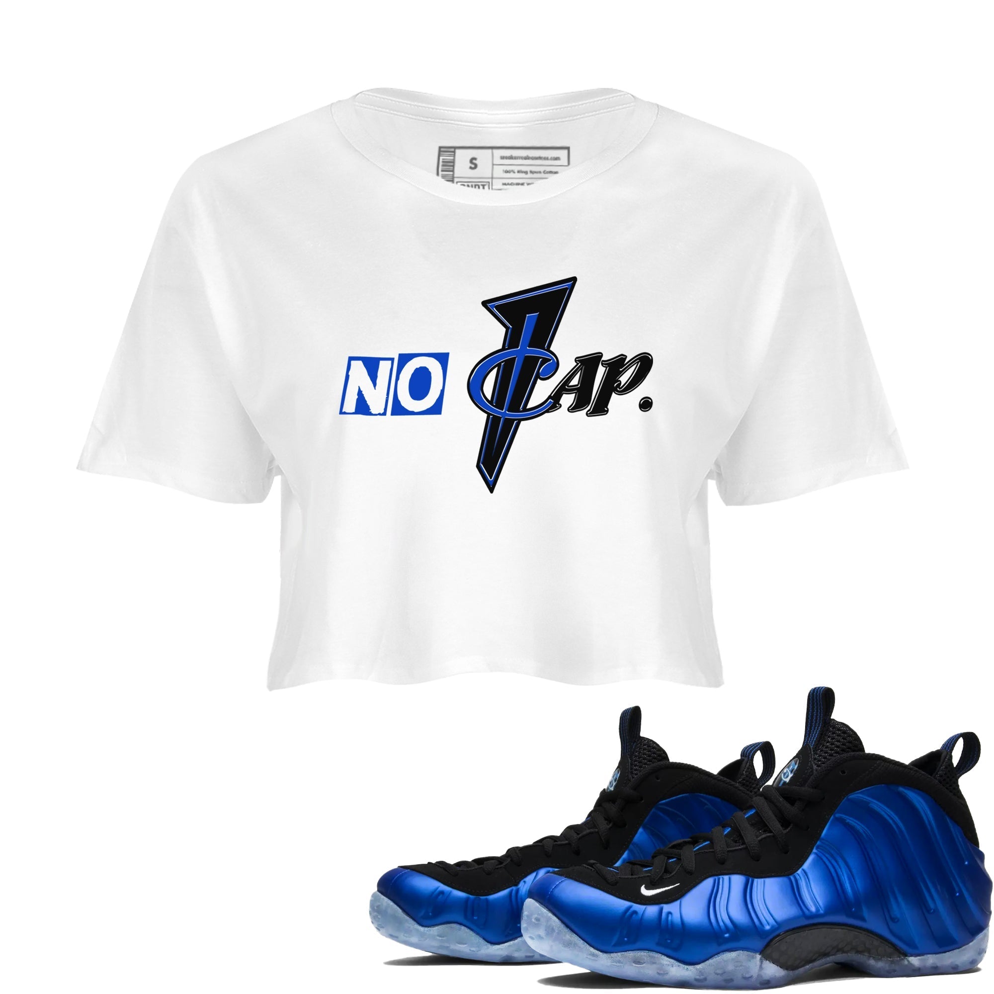 No Cap snkmatch Women's Top - Air Foamposite One Royal