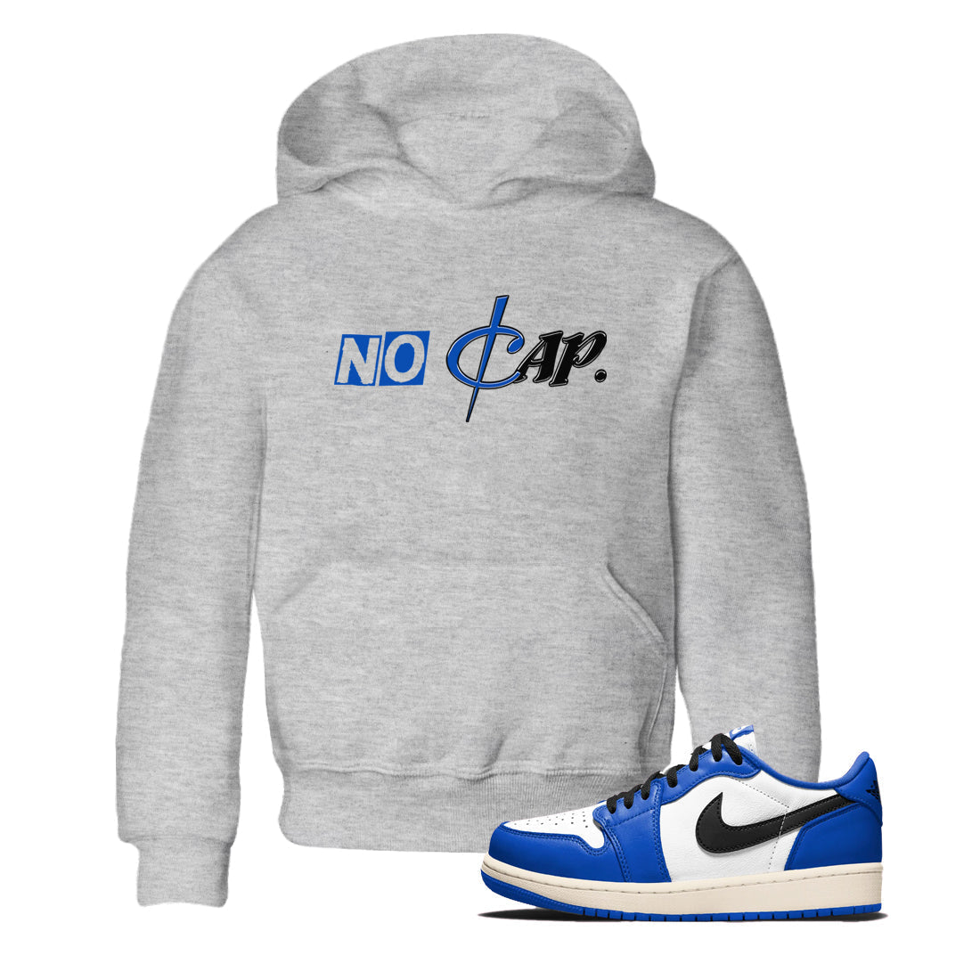 No Cap snkmatch Tees Kids - Air Jordan 1 Game Royal