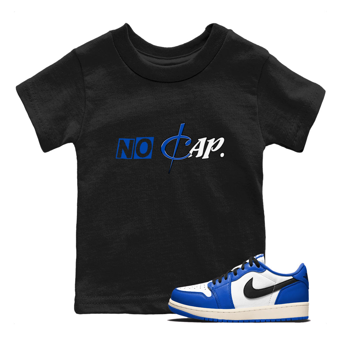 No Cap snkmatch Tees Kids - Air Jordan 1 Game Royal