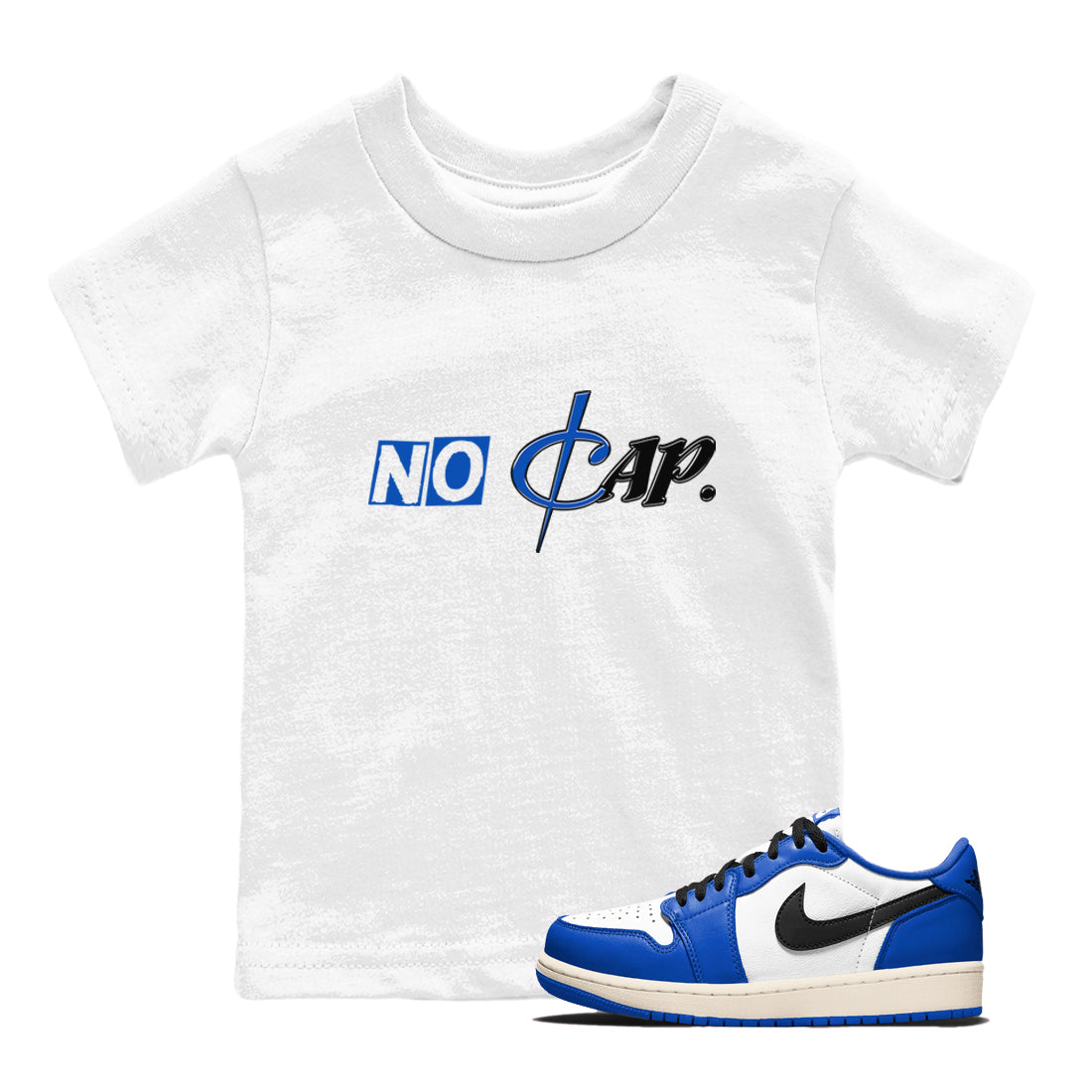 No Cap snkmatch Tees Kids - Air Jordan 1 Game Royal