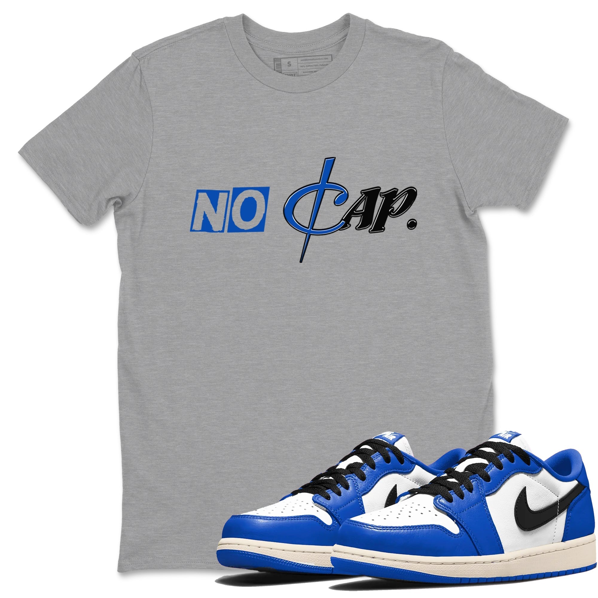 No Cap snkmatch Tees - Air Jordan 1 Game Royal