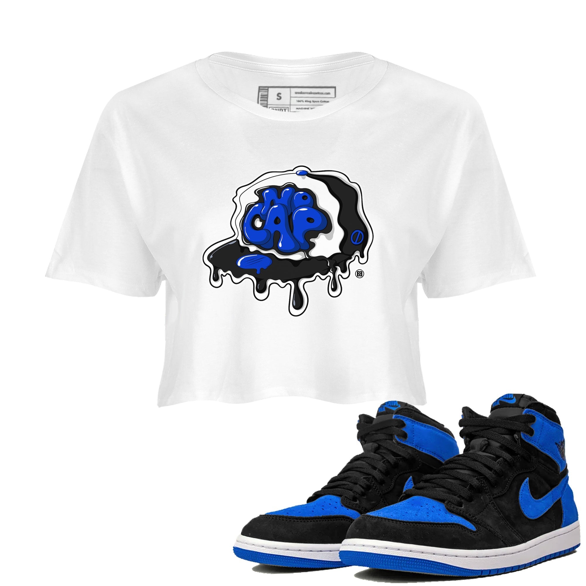 No Cap snkmatch Women's Top - Air Jordan 1 Royal Reimagined