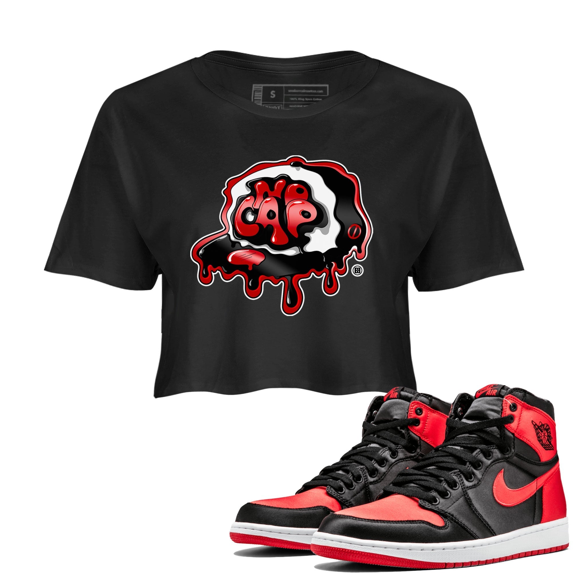 No Cap snkmatch Women's Top - Air Jordan 1 Satin Bred
