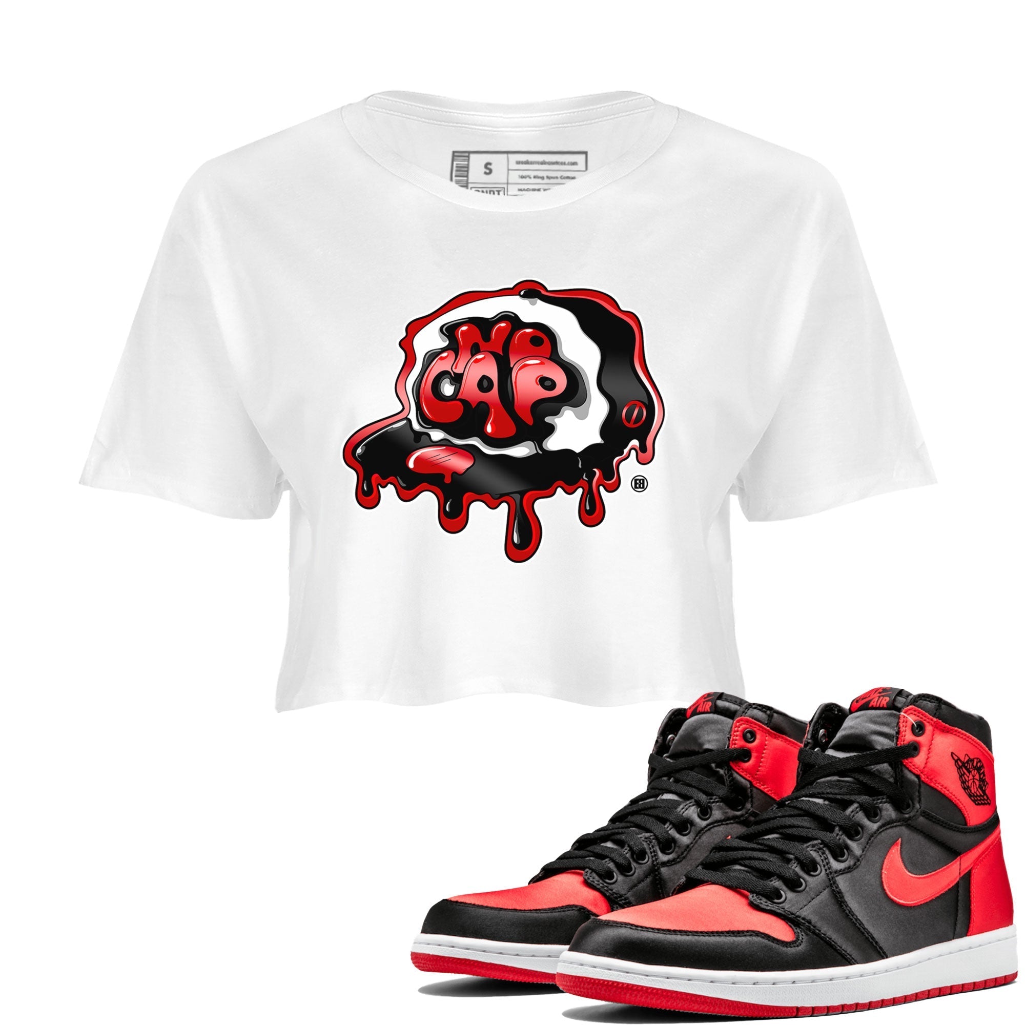No Cap snkmatch Women's Top - Air Jordan 1 Satin Bred
