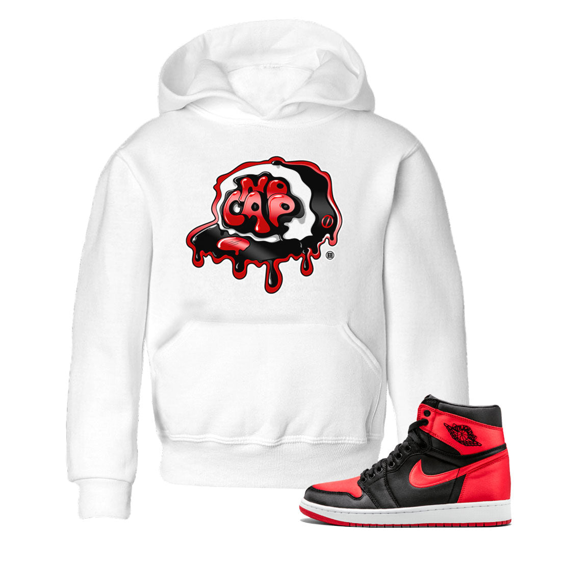 No Cap snkmatch Tee Kids - Air Jordan 1 Satin Bred