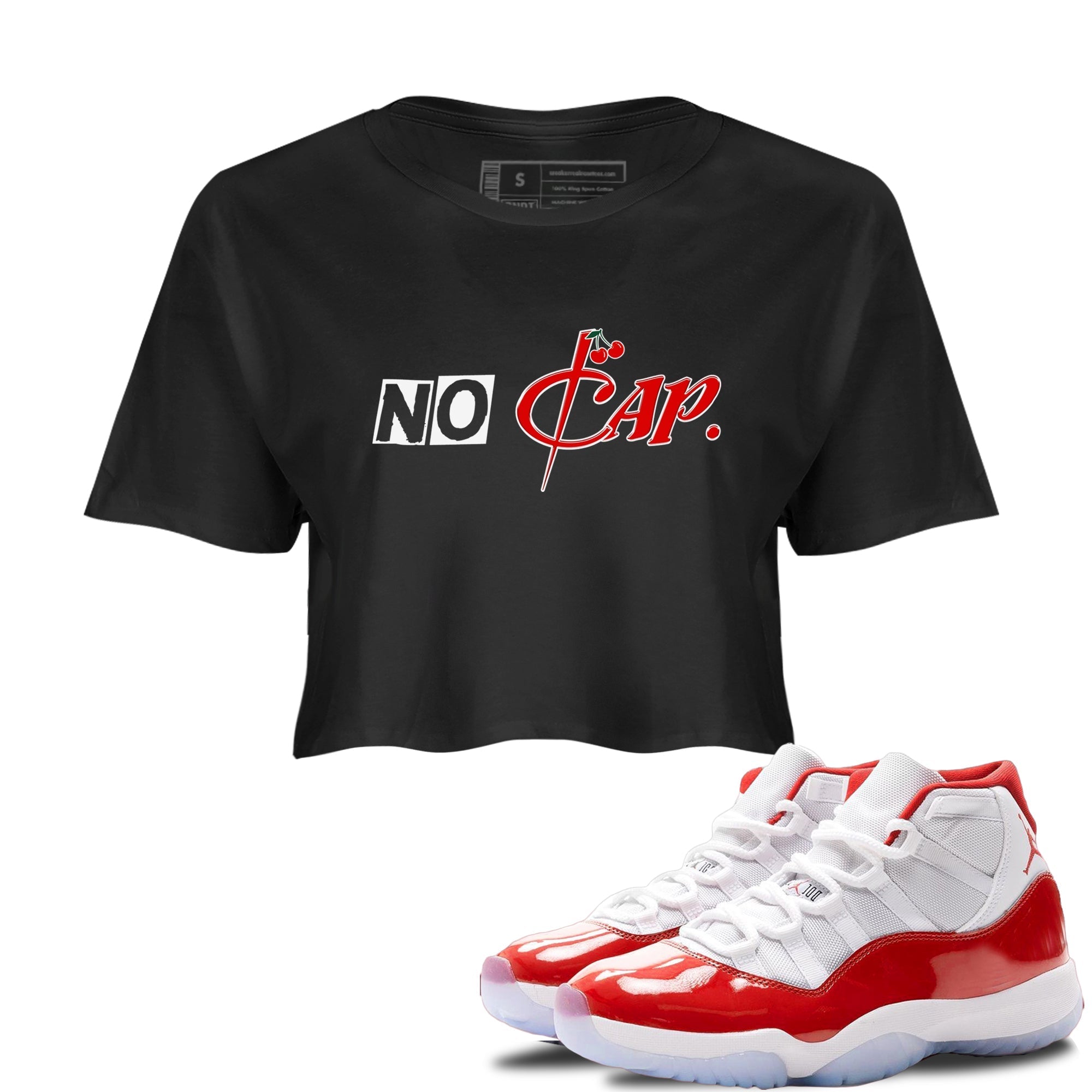 No Cap snkmatch Women's Top - Air Jordan 11 Cherry