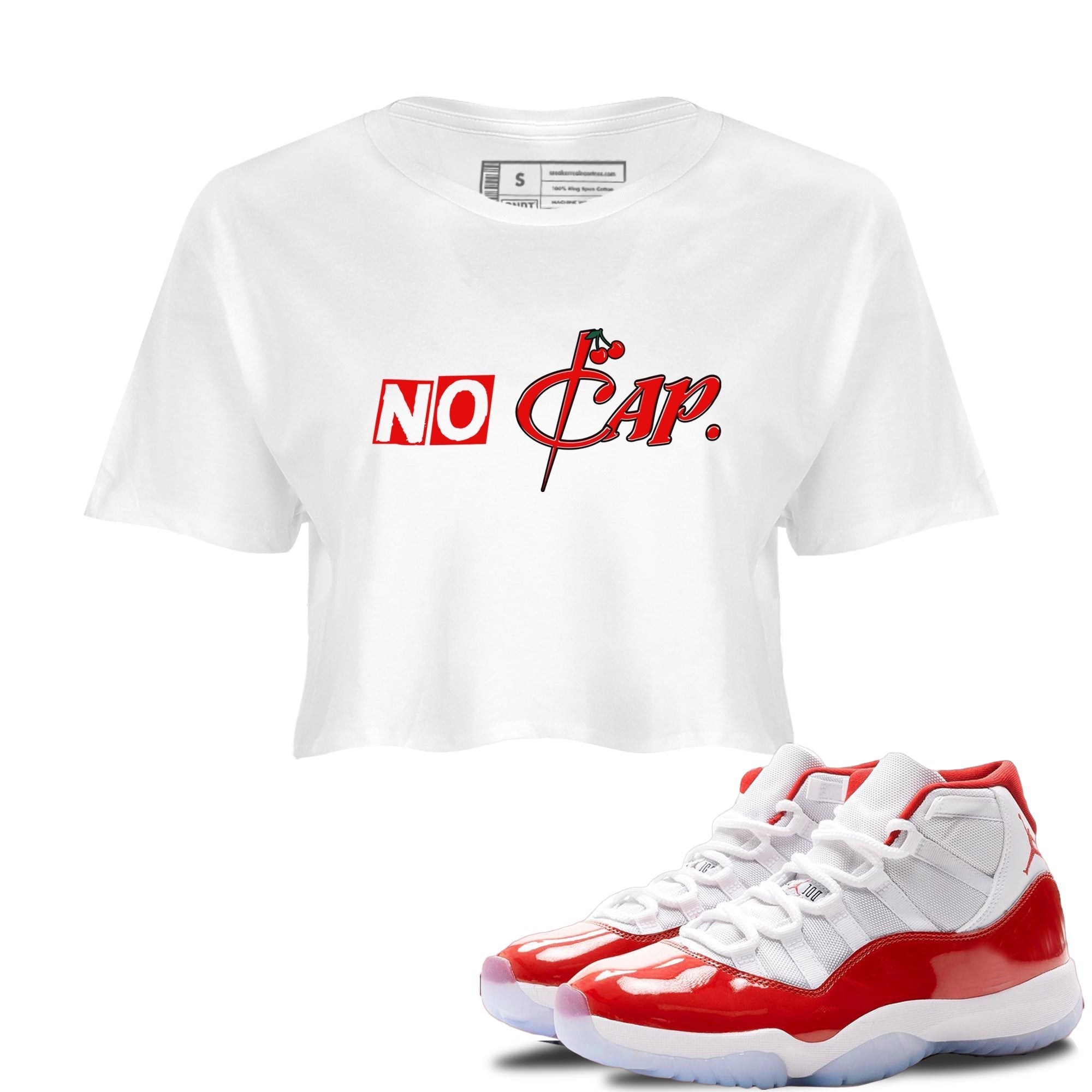 No Cap snkmatch Women's Top - Air Jordan 11 Cherry