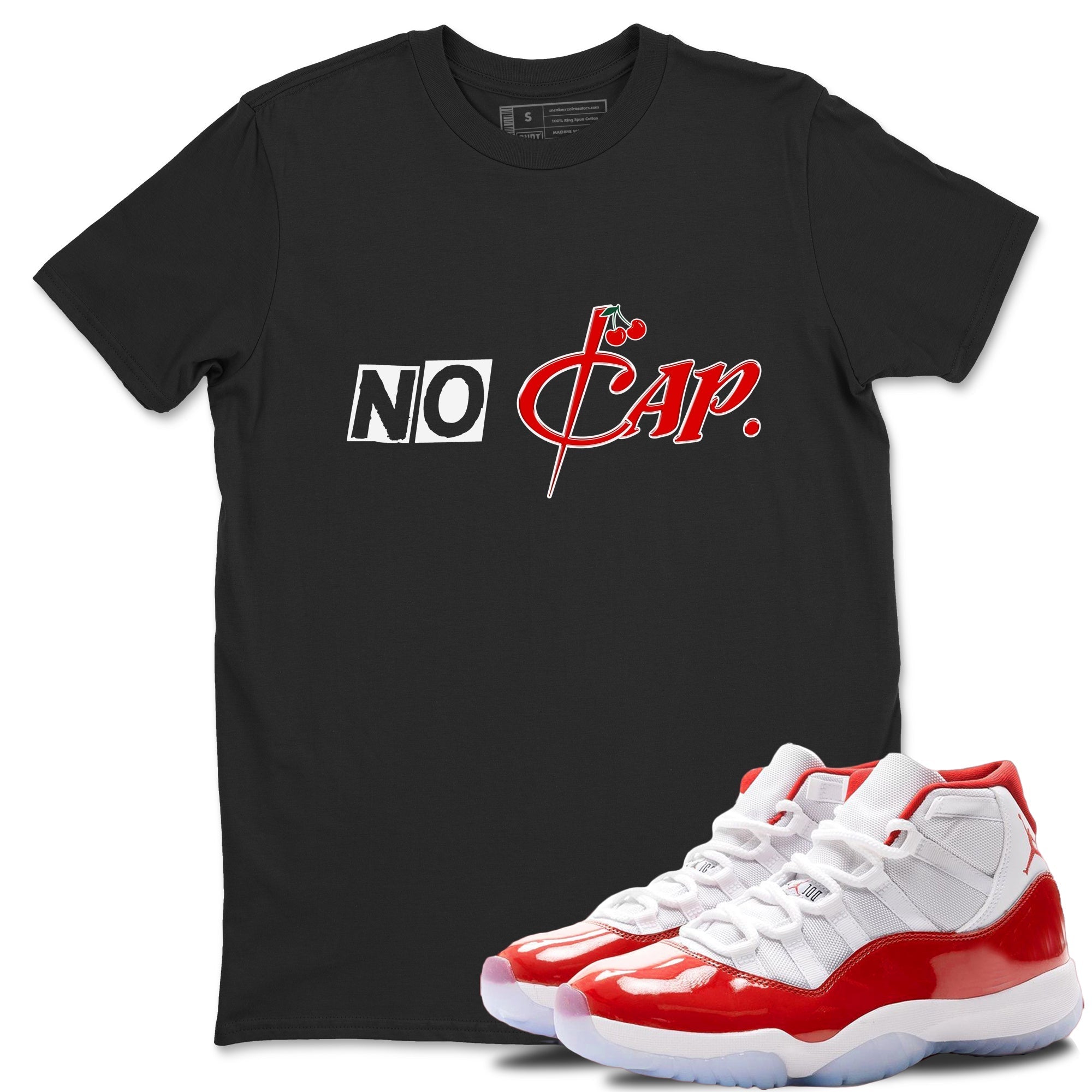 No Cap snkmatch Tees - Air Jordan 11 Cherry