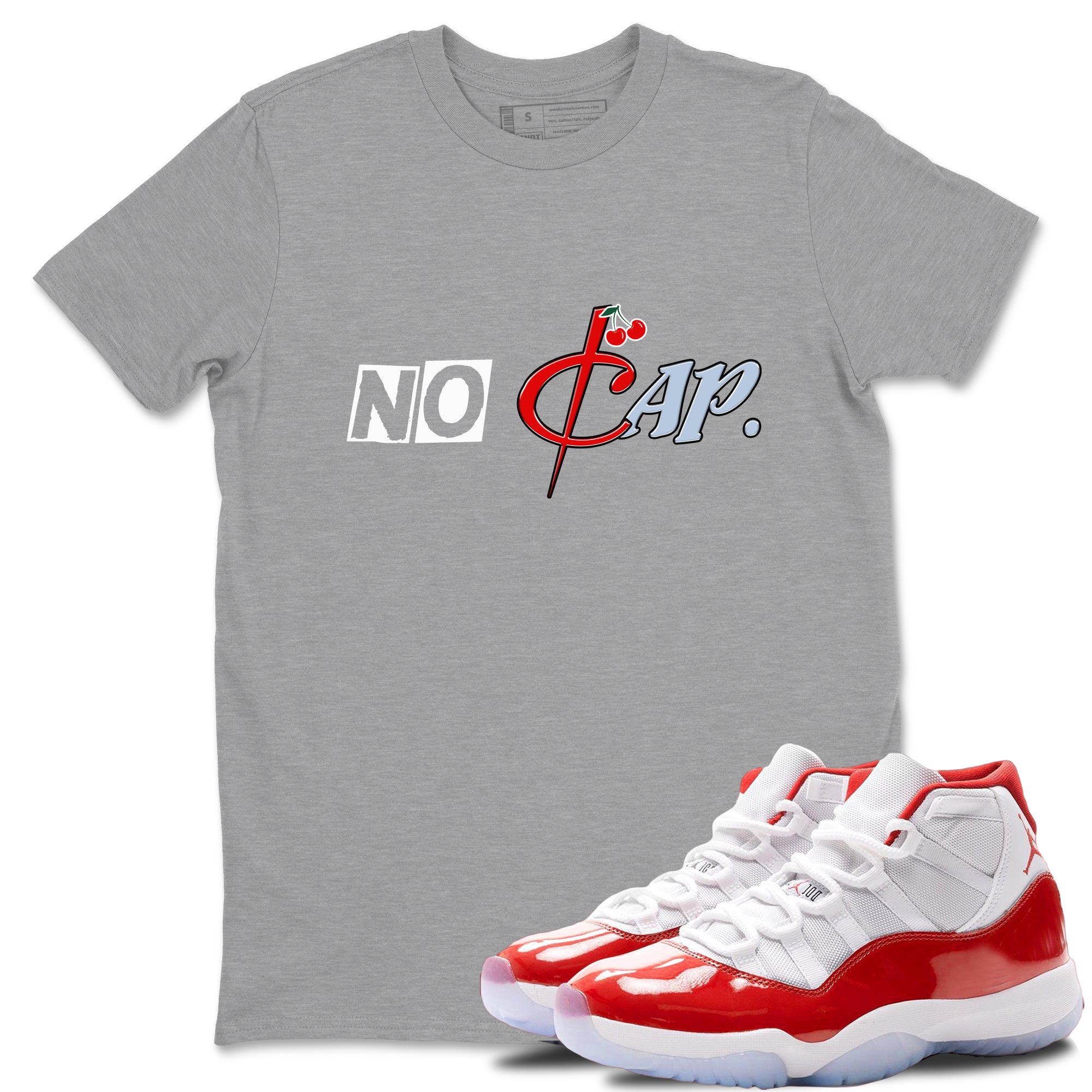 No Cap snkmatch Tees - Air Jordan 11 Cherry