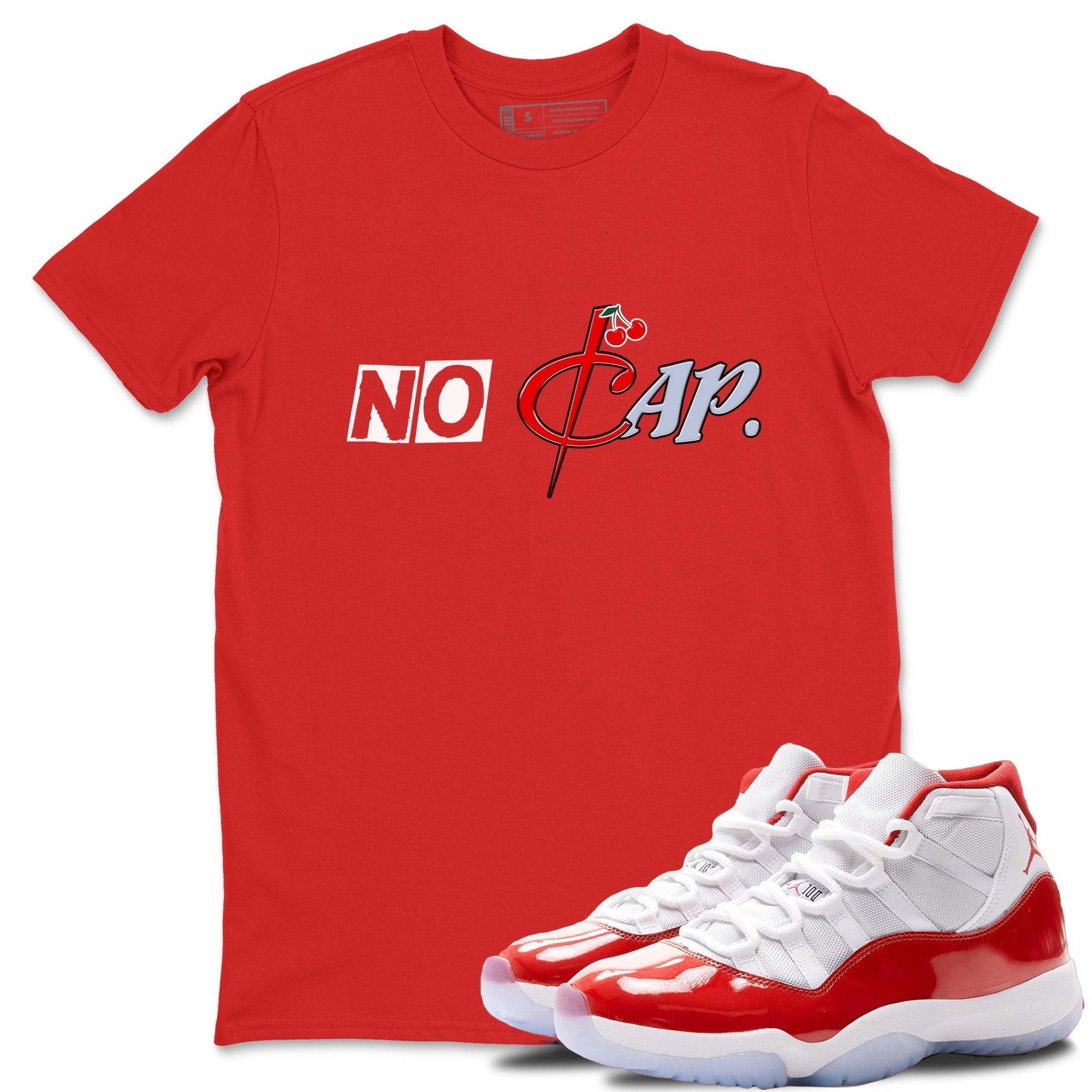 No Cap snkmatch Tees - Air Jordan 11 Cherry