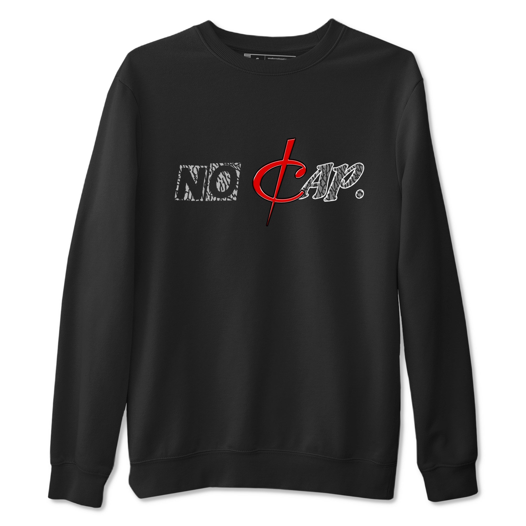 No Cap snkmatch Tees - Air Jordan 3 Black Cement