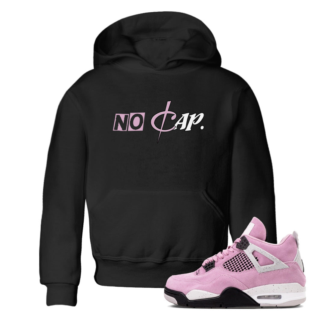 No Cap snkmatch Tees Kids - Air Jordan 4 Orchid