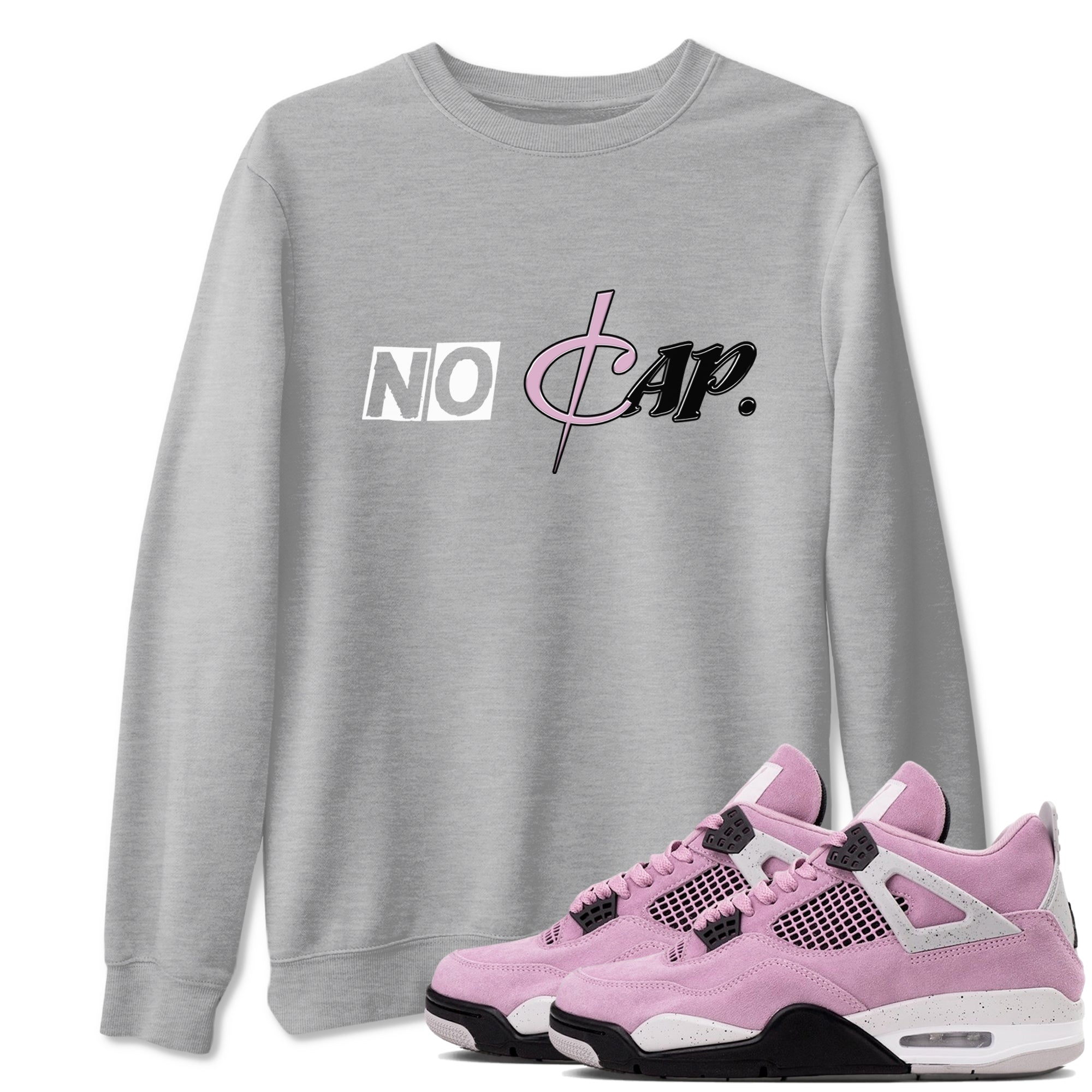 No Cap snkmatch Tees - Air Jordan 4 Orchid