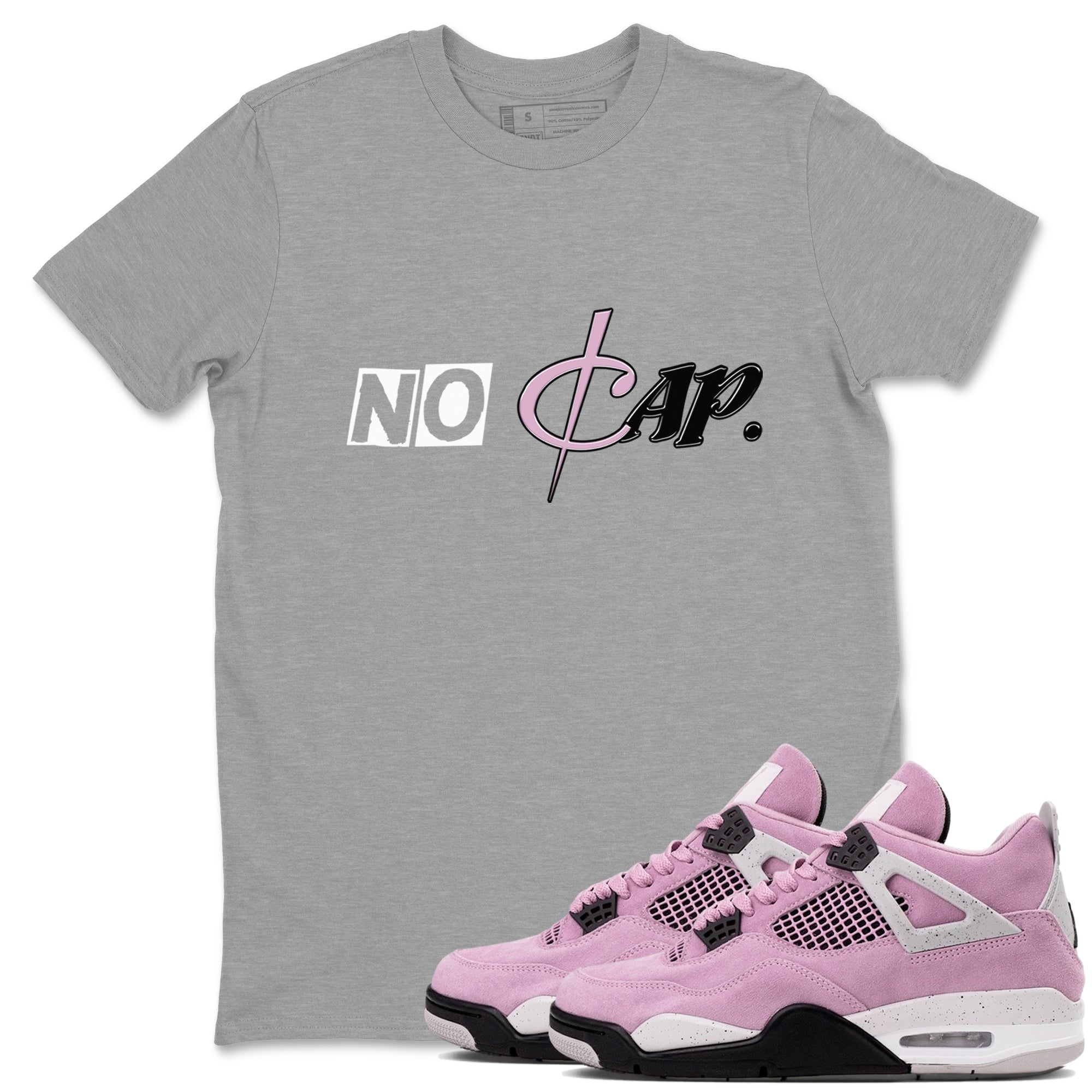 No Cap snkmatch Tees - Air Jordan 4 Orchid