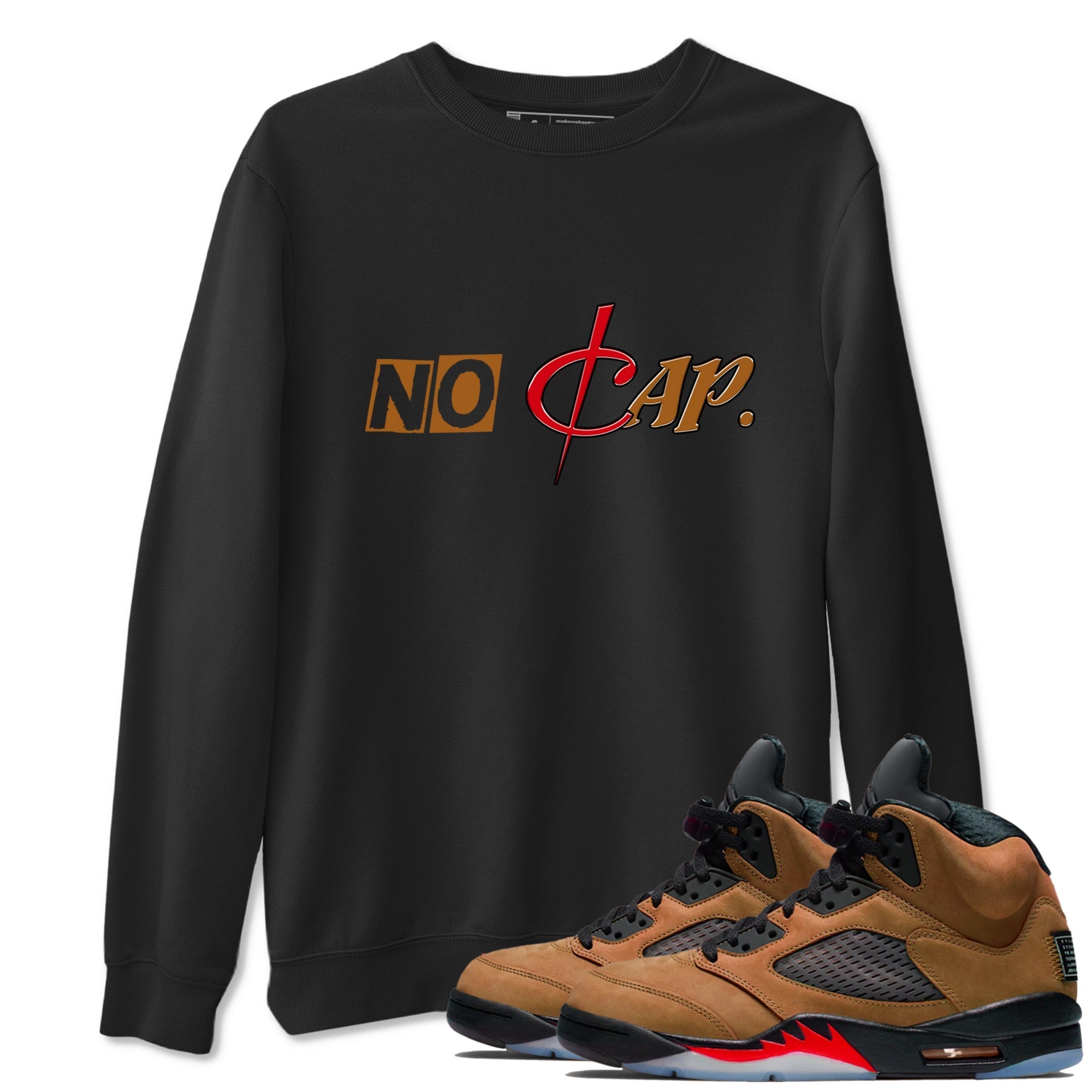 No Cap snkmatch Tees - Air Jordan 5 Archaeo Brown