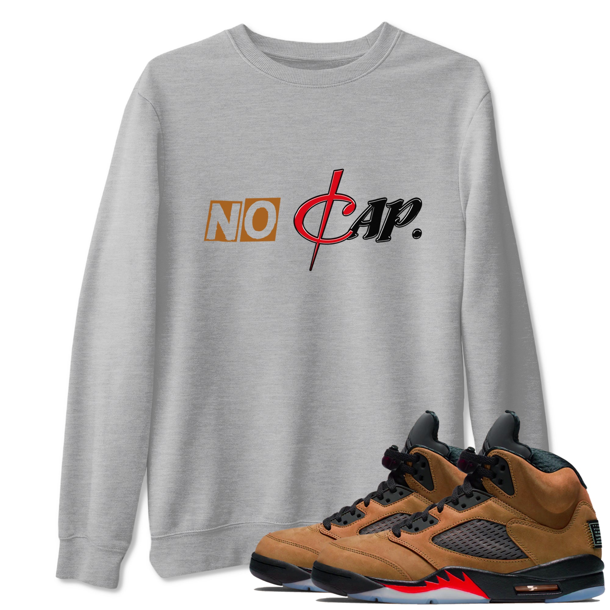 No Cap snkmatch Tees - Air Jordan 5 Archaeo Brown