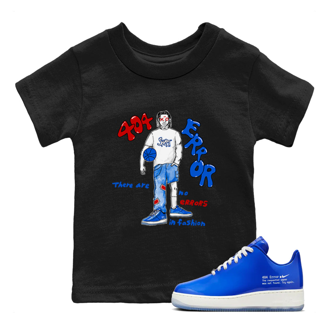 No Errors In Fashion snkmatch Tees Kids - Air Force 1 404 Error