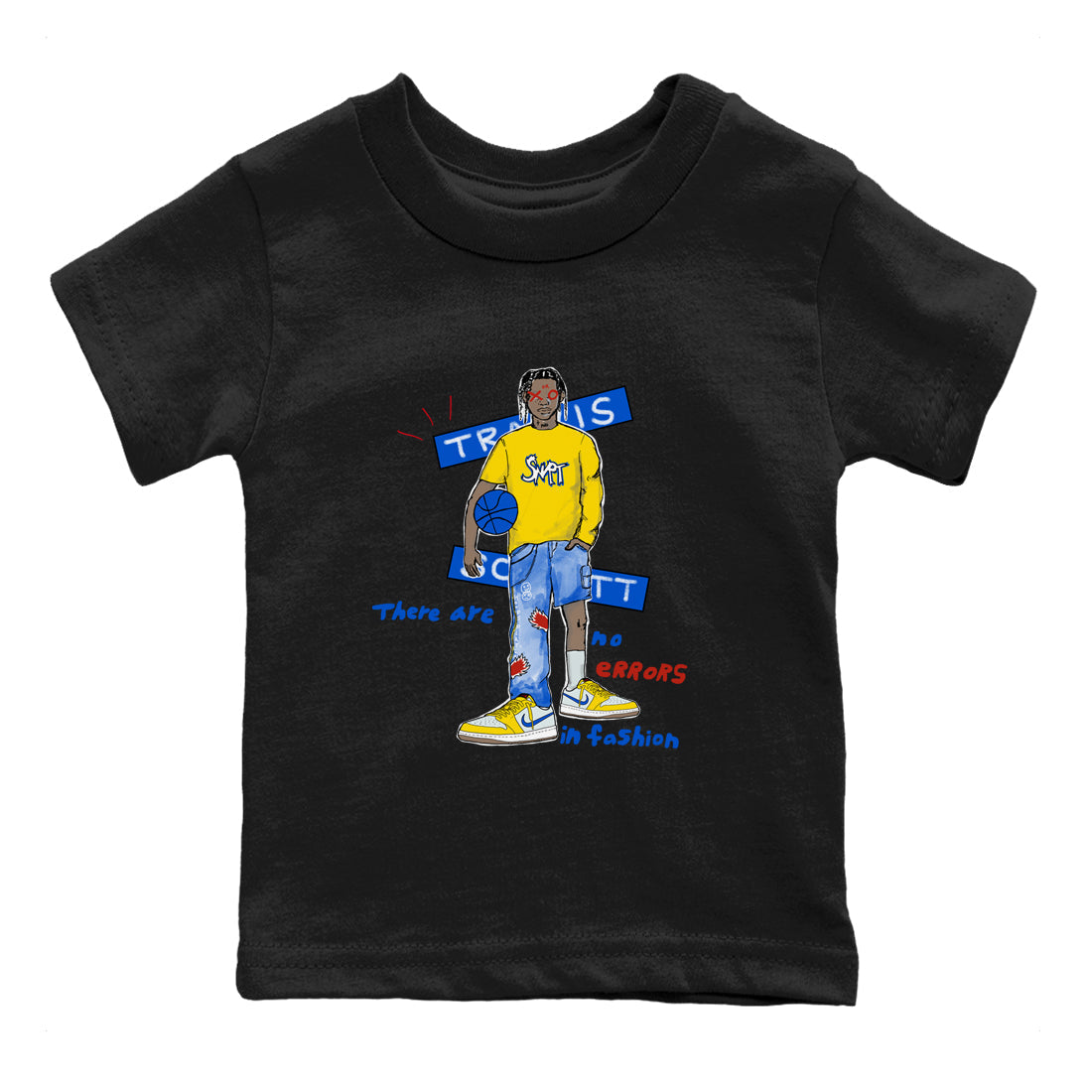 No Errors In Fashion snkmatch Tees Kids - Air Jordan 1 Travis Scott Canary