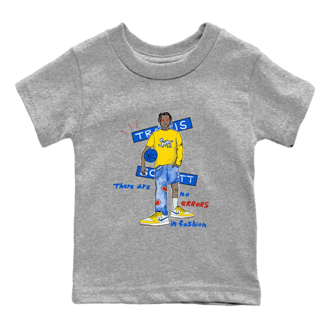 No Errors In Fashion snkmatch Tees Kids - Air Jordan 1 Travis Scott Canary