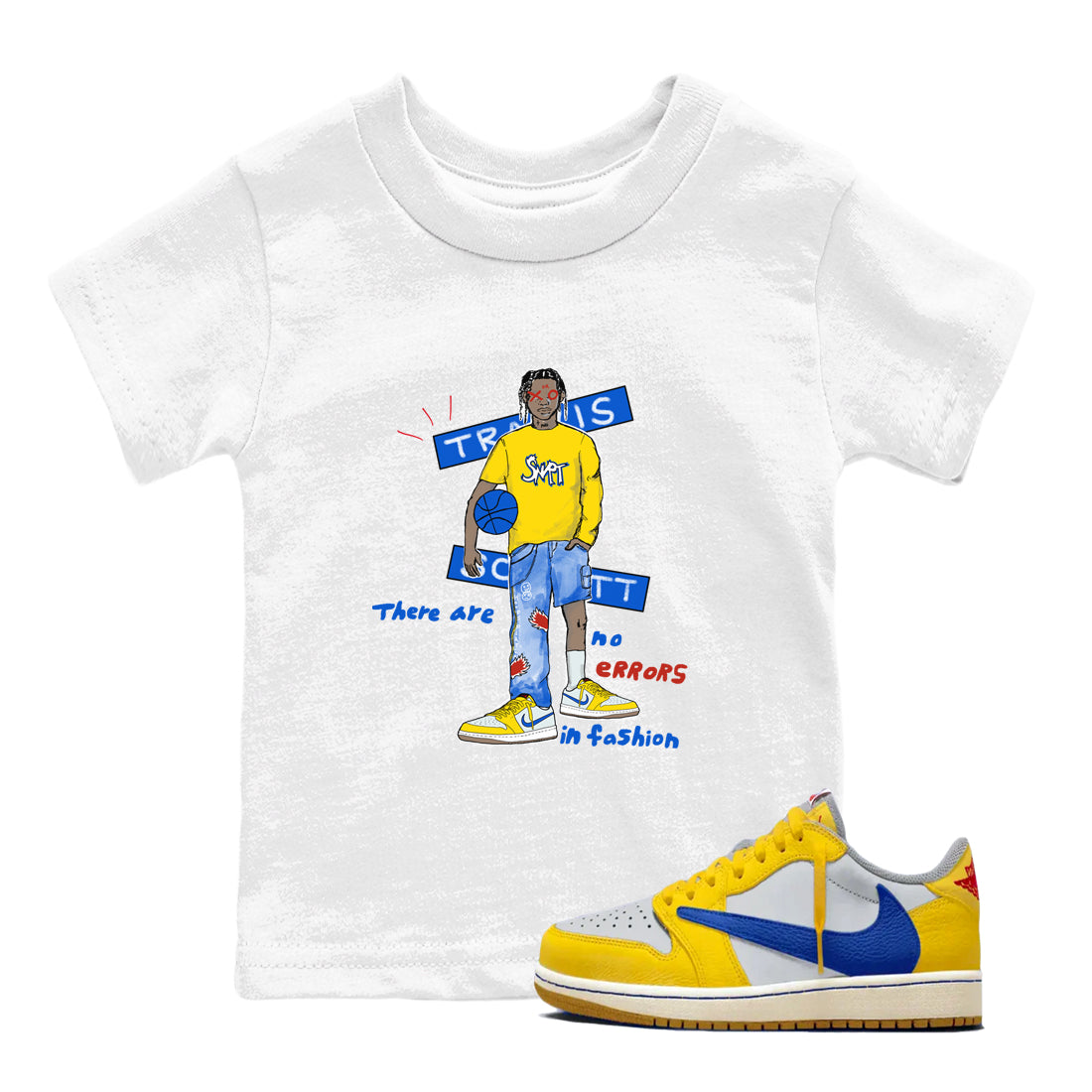 No Errors In Fashion snkmatch Tees Kids - Air Jordan 1 Travis Scott Canary