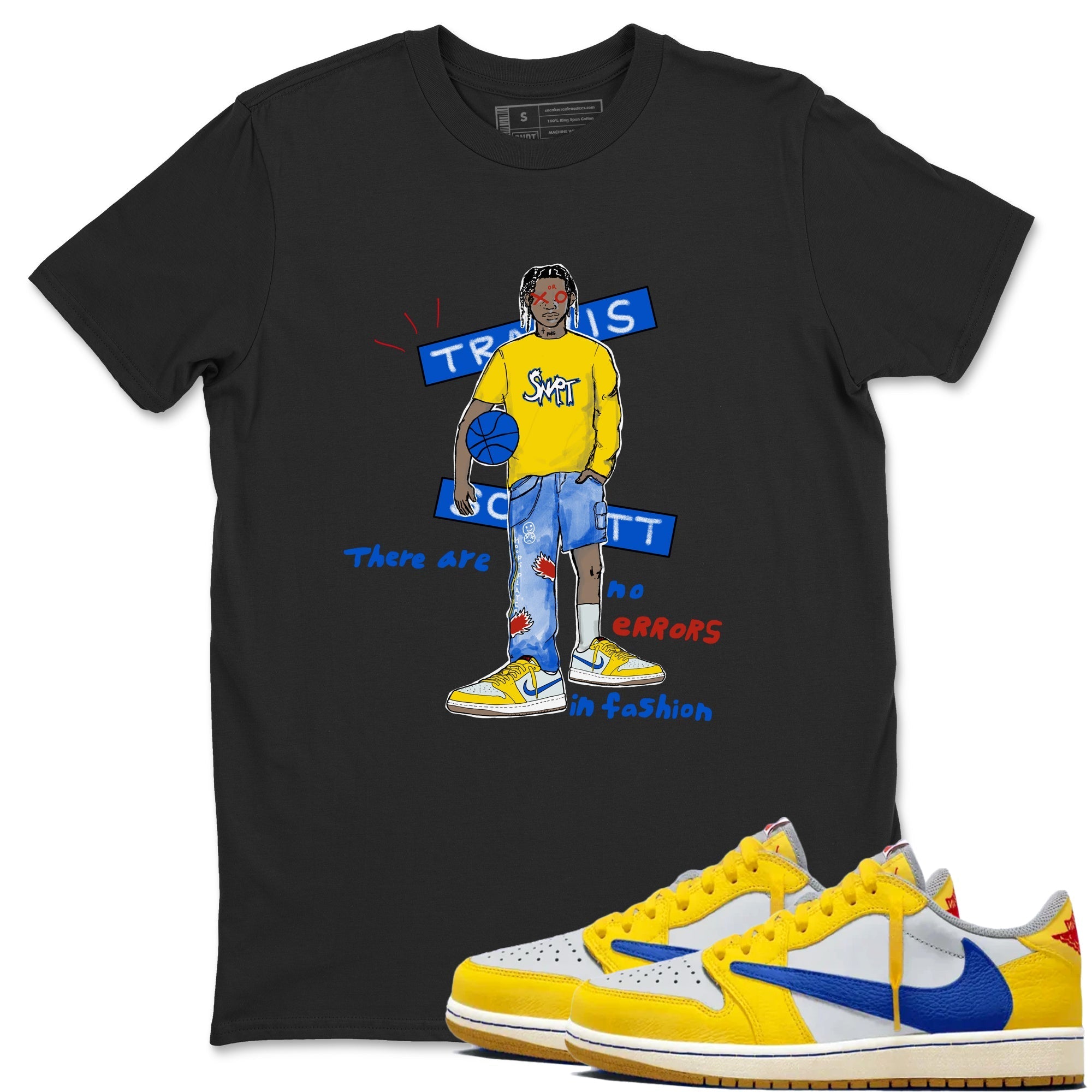 No Errors In Fashion snkmatch Tees - Air Jordan 1 Travis Scott Canary