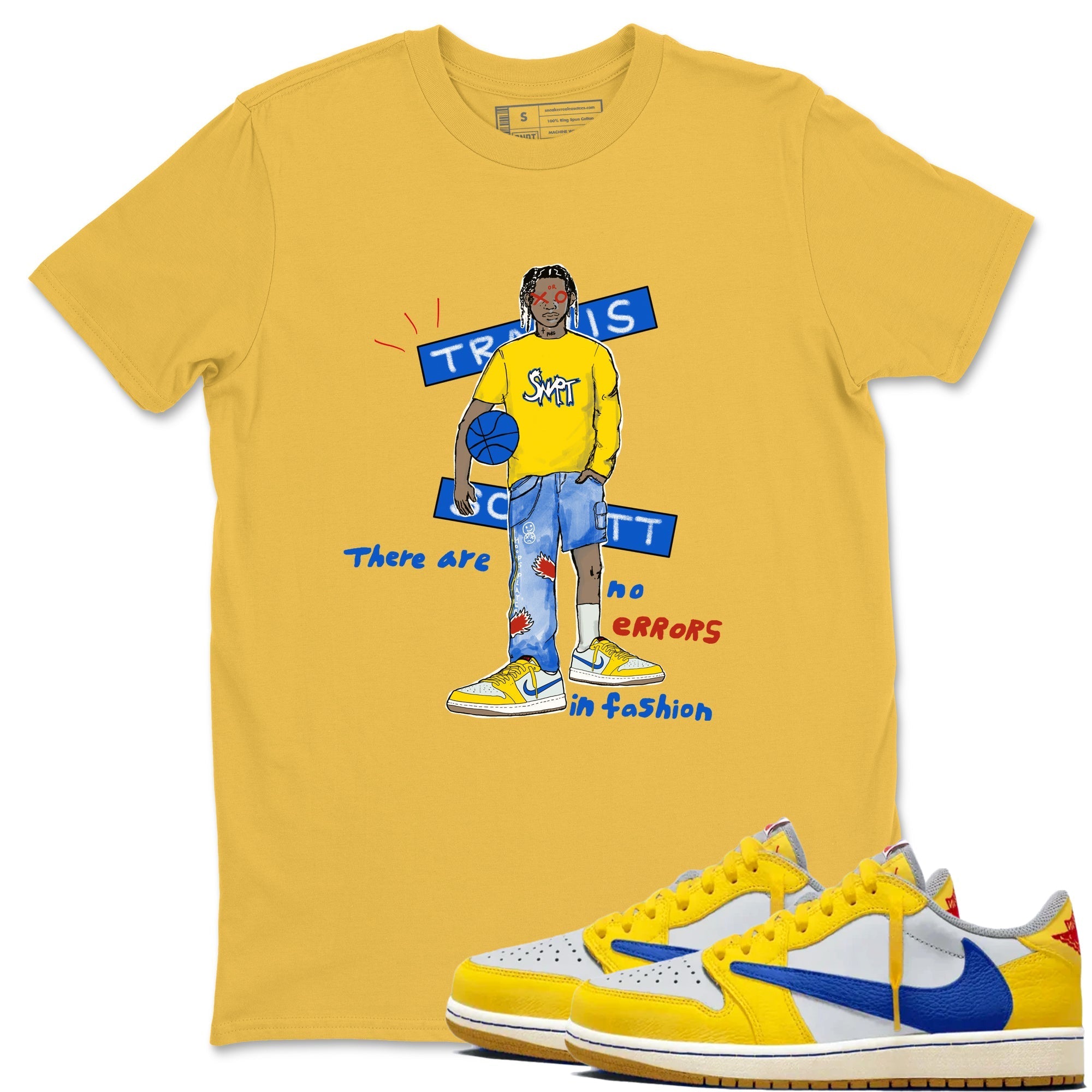 No Errors In Fashion snkmatch Tees - Air Jordan 1 Travis Scott Canary