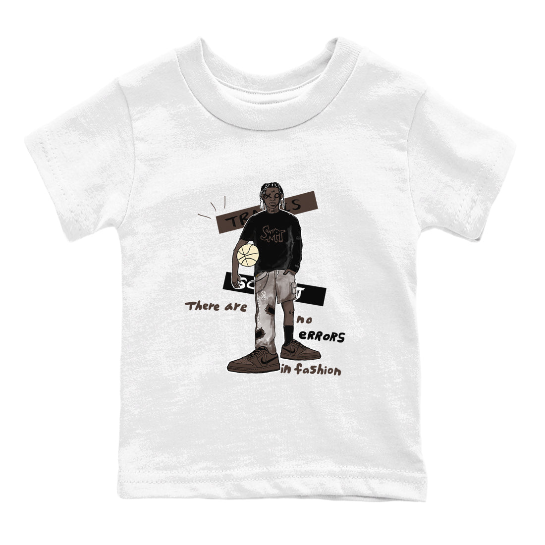No Errors In Fashion snkmatch Tees Kids - Air Jordan 1 Travis Scott Velvet Brown