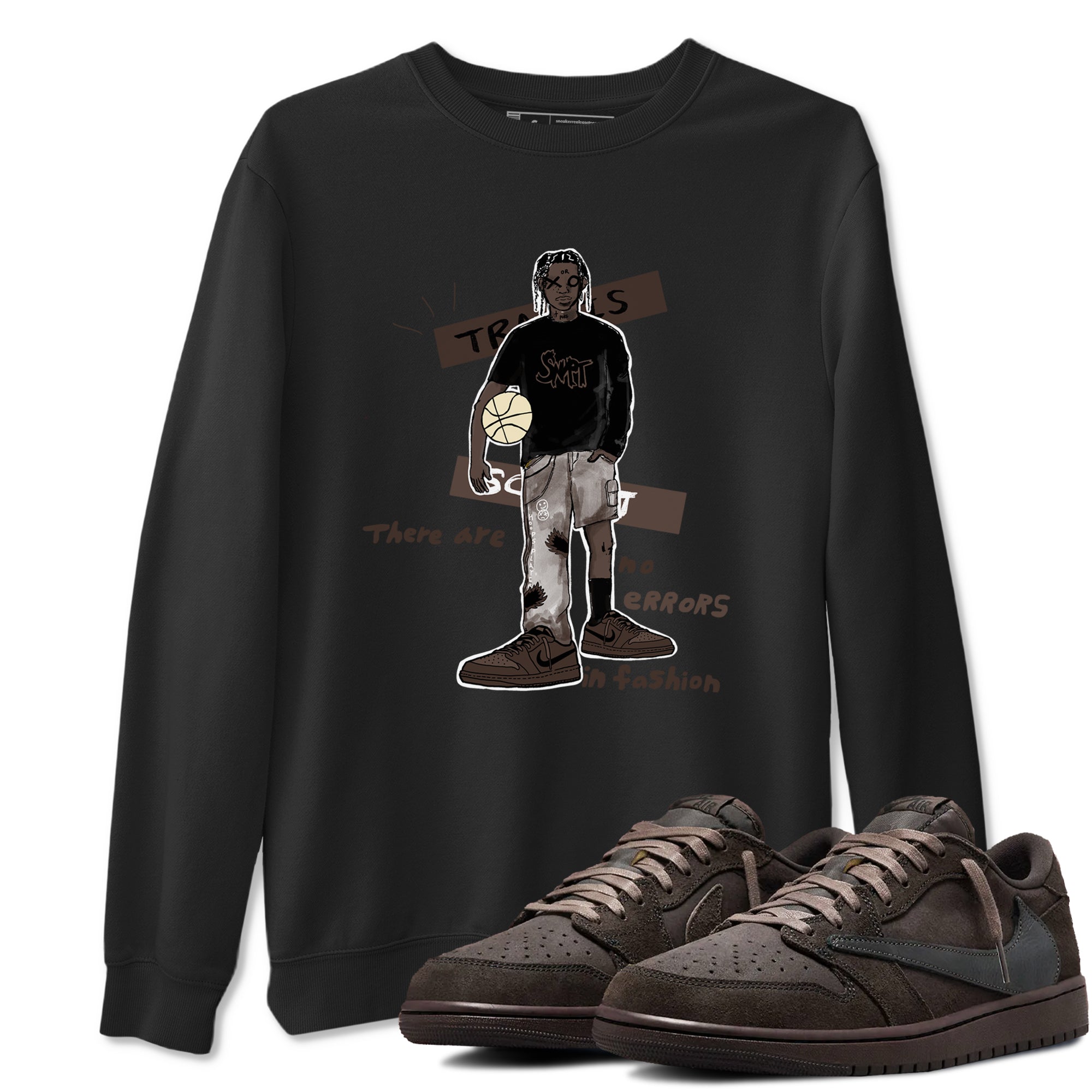 No Errors In Fashion snkmatch Tees - Air Jordan 1 Travis Scott Velvet Brown