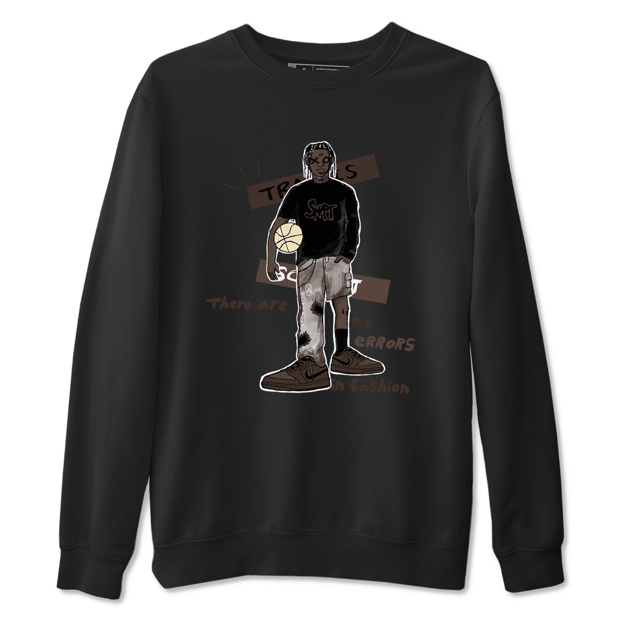 No Errors In Fashion snkmatch Tees - Air Jordan 1 Travis Scott Velvet Brown