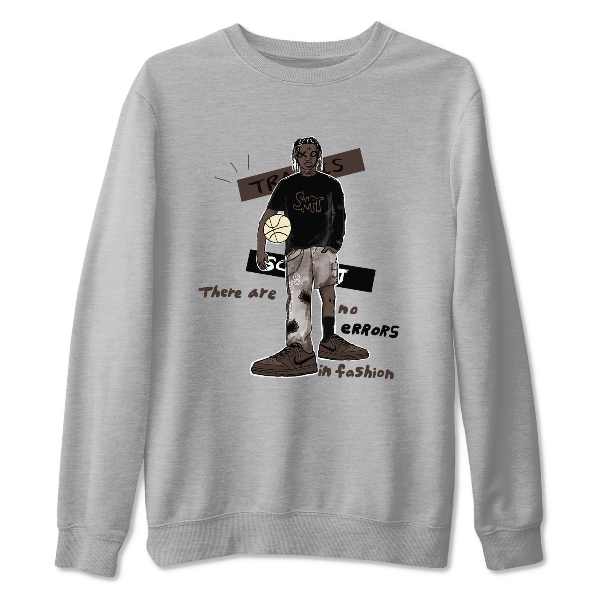 No Errors In Fashion snkmatch Tees - Air Jordan 1 Travis Scott Velvet Brown