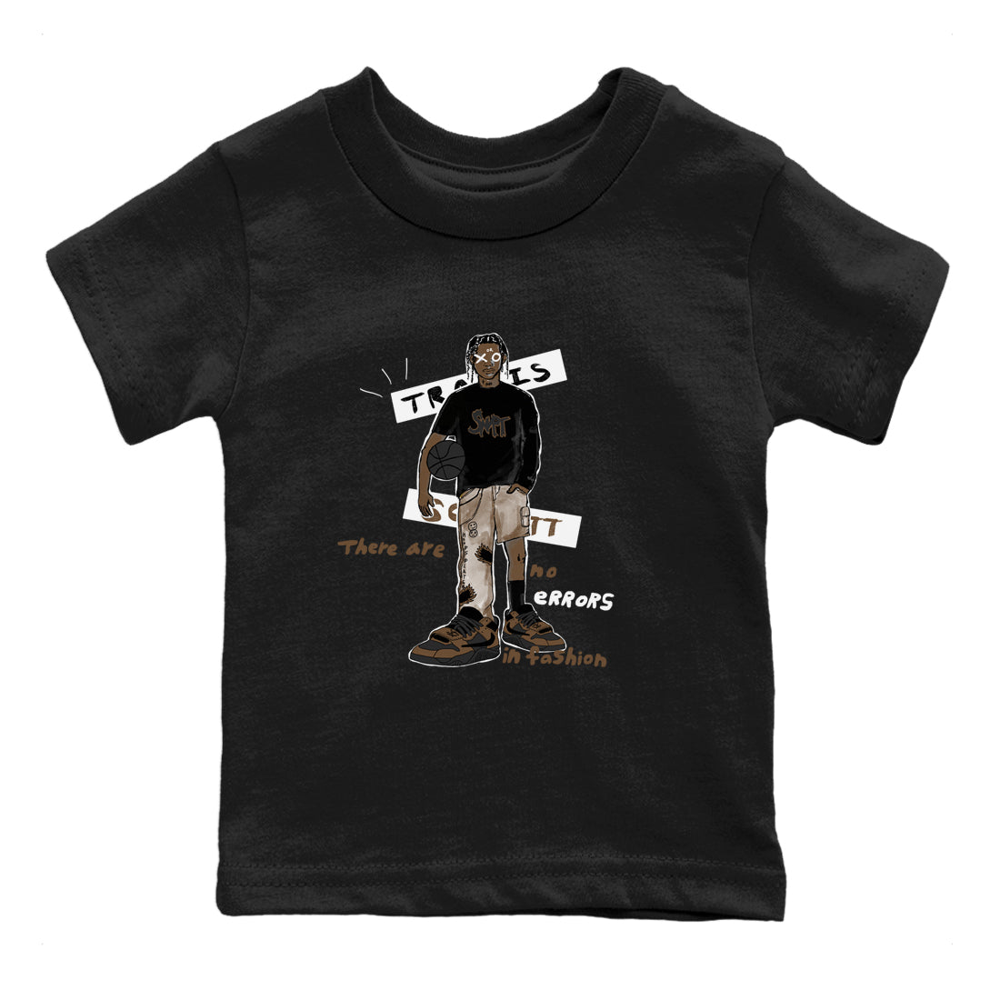No Errors In Fashion snkmatch Tees Kids - Jordan Jumpman Jack Travis Scott Dark Mocha