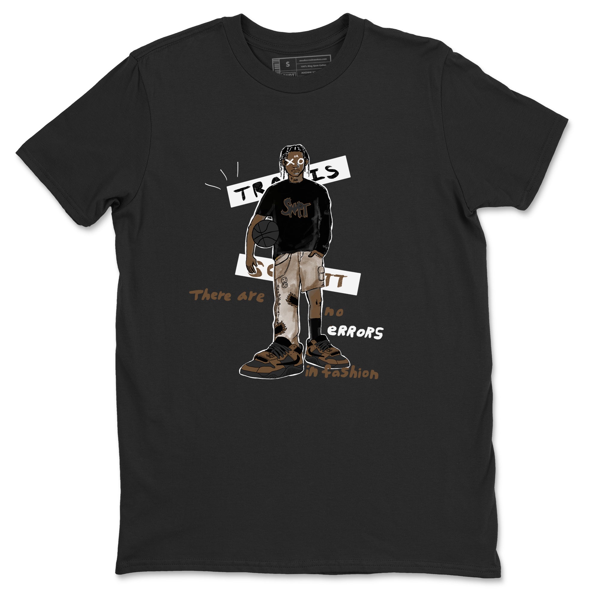 No Errors In Fashion snkmatch Tees - Jordan Jumpman Jack Travis Scott Dark Mocha