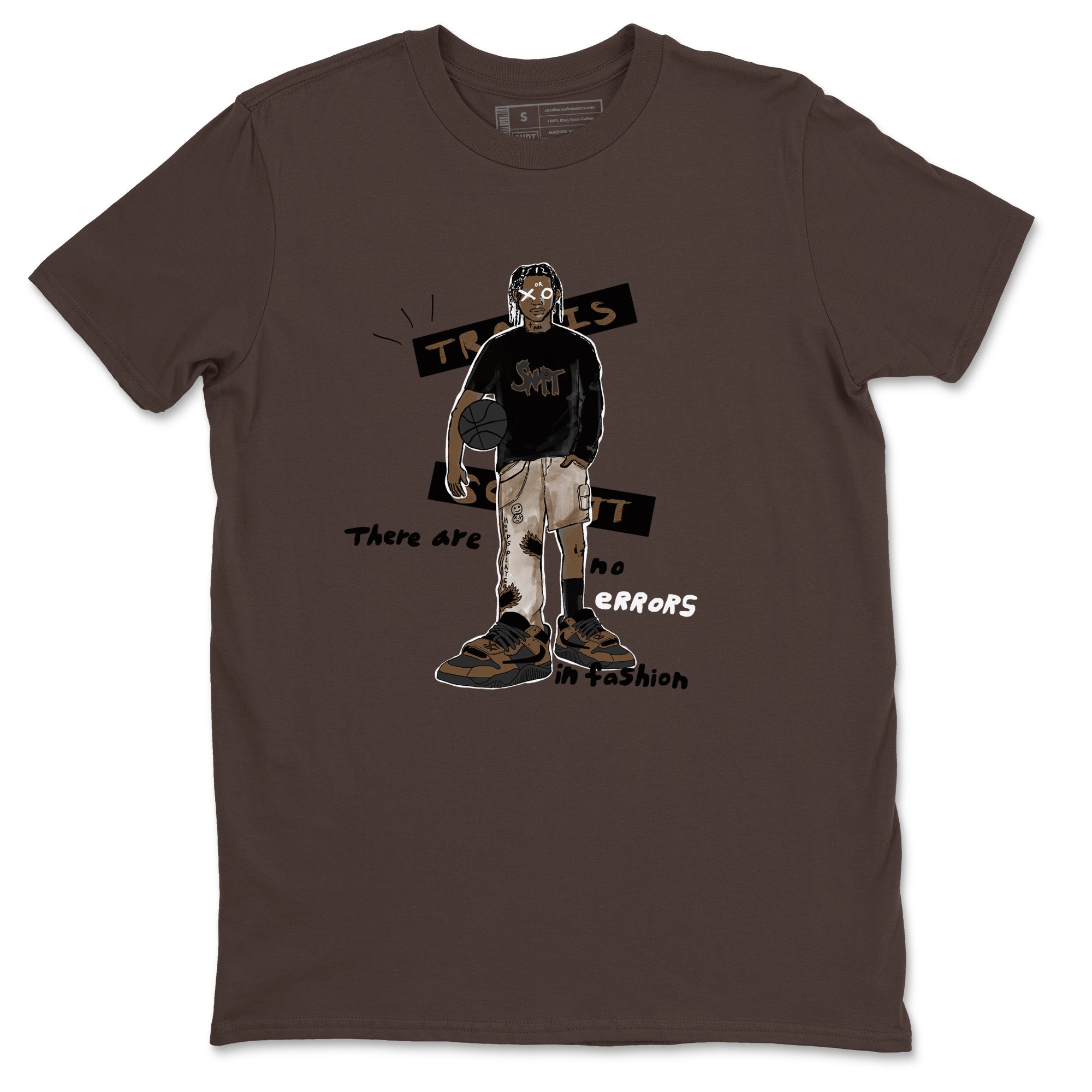 No Errors In Fashion snkmatch Tees - Jordan Jumpman Jack Travis Scott Dark Mocha