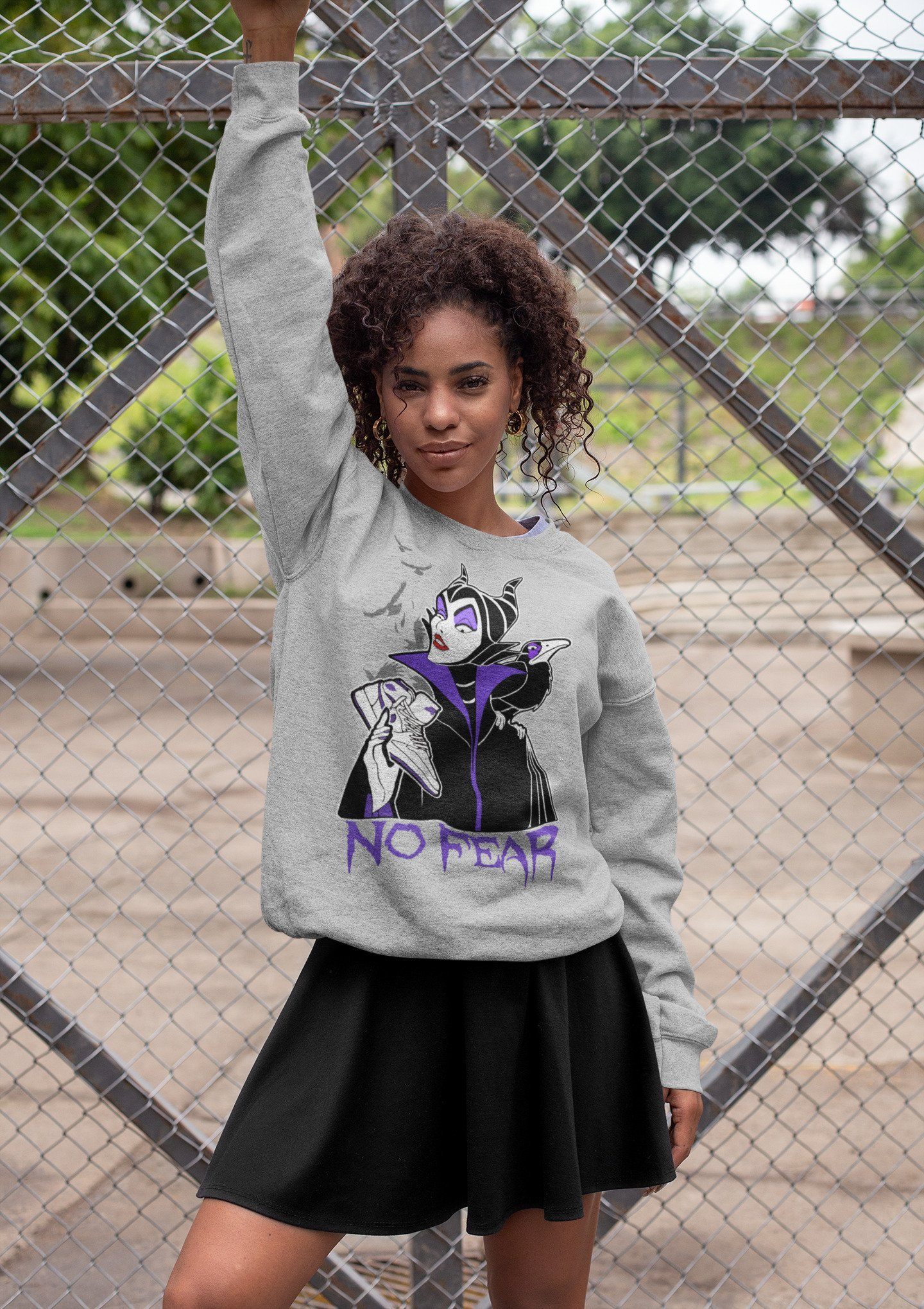 No Fear Unisex Tops - Air Jordan 1 WMNS Court Purple