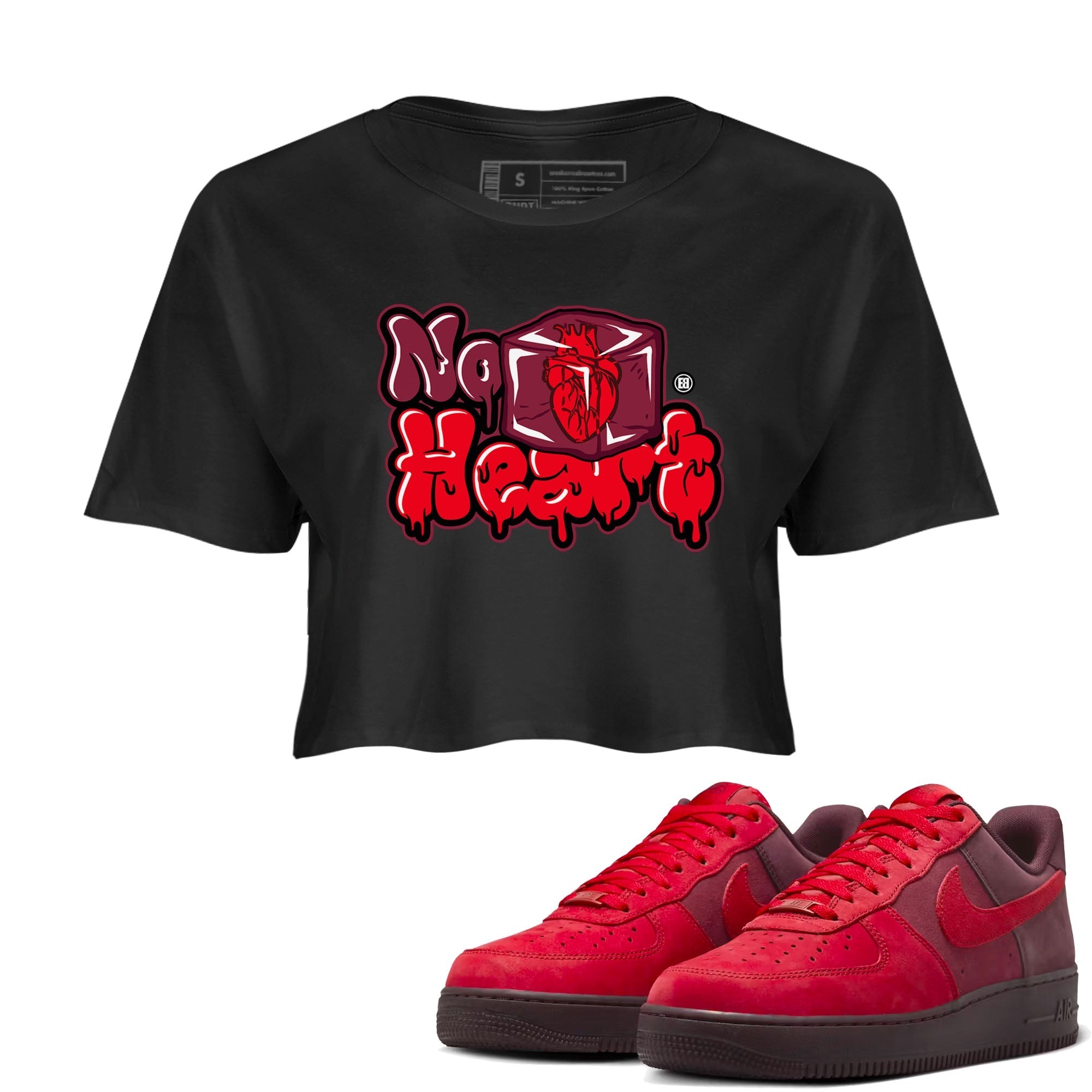 No Hearts snkmatch Women's Top - Air Force 1 Layers Of Love