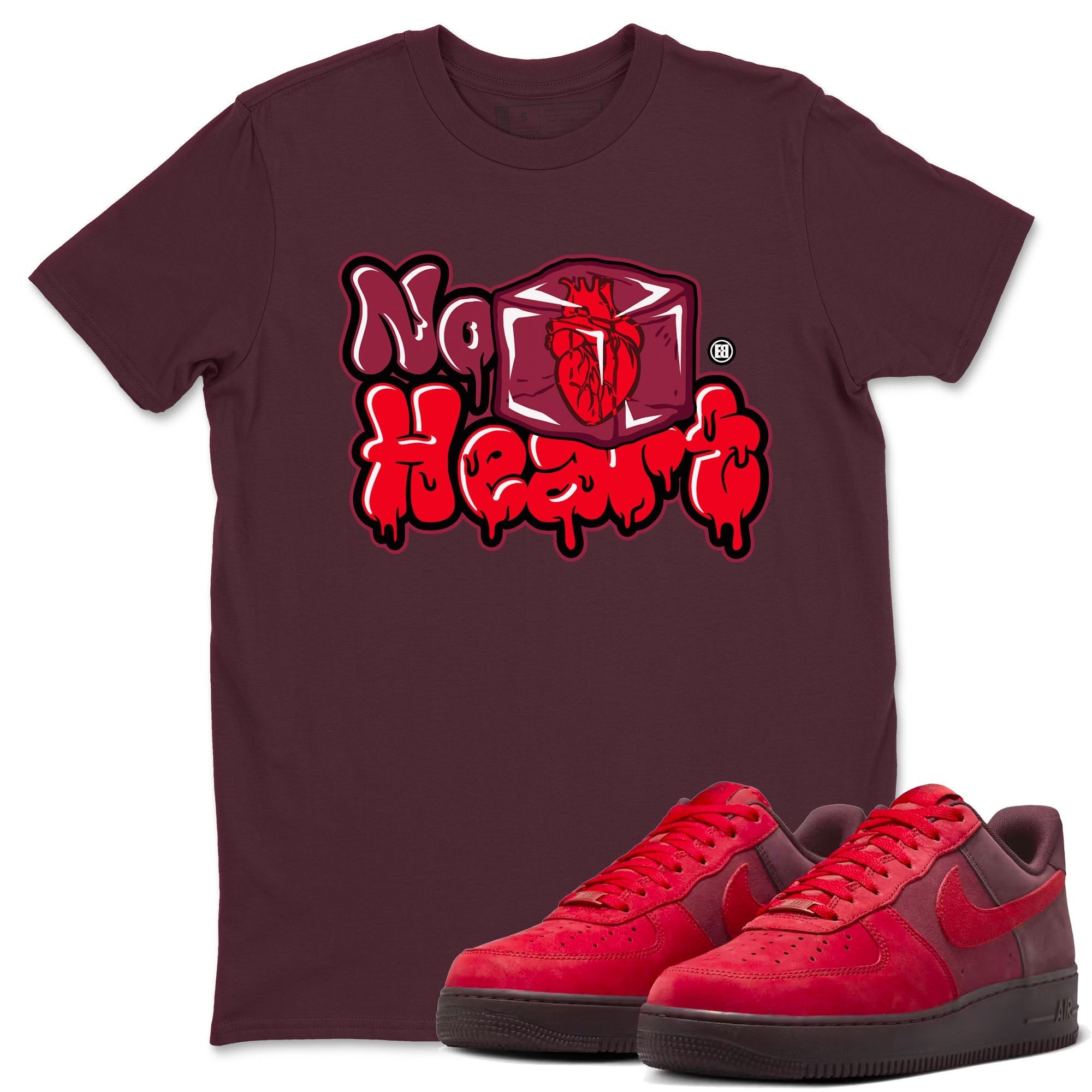 No Hearts snkmatch Tees - Air Force 1 Layers Of Love