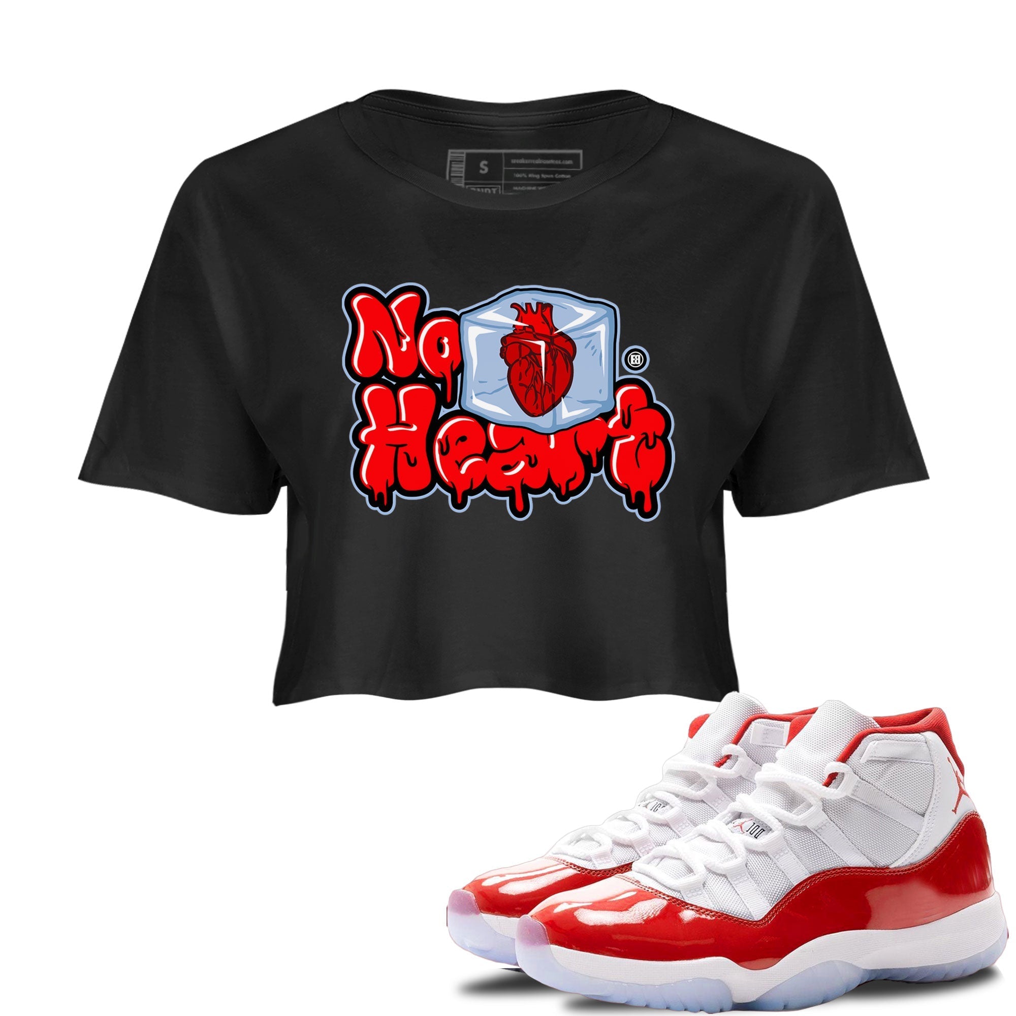 No Hearts snkmatch Women's Top - Air Jordan 11 Cherry