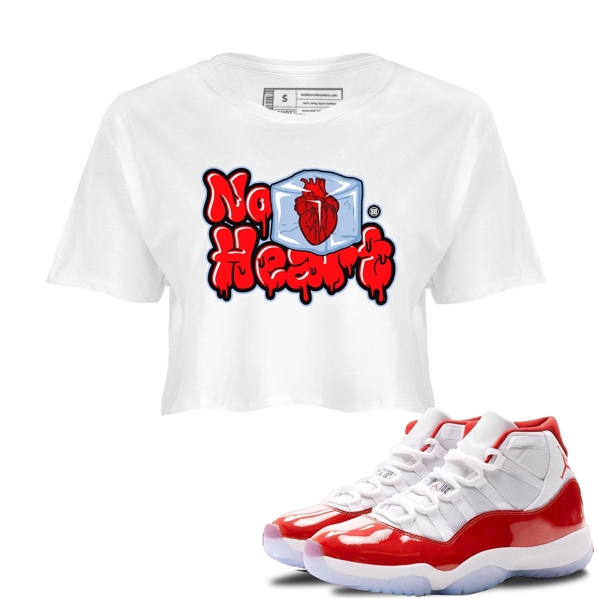 No Hearts snkmatch Women's Top - Air Jordan 11 Cherry