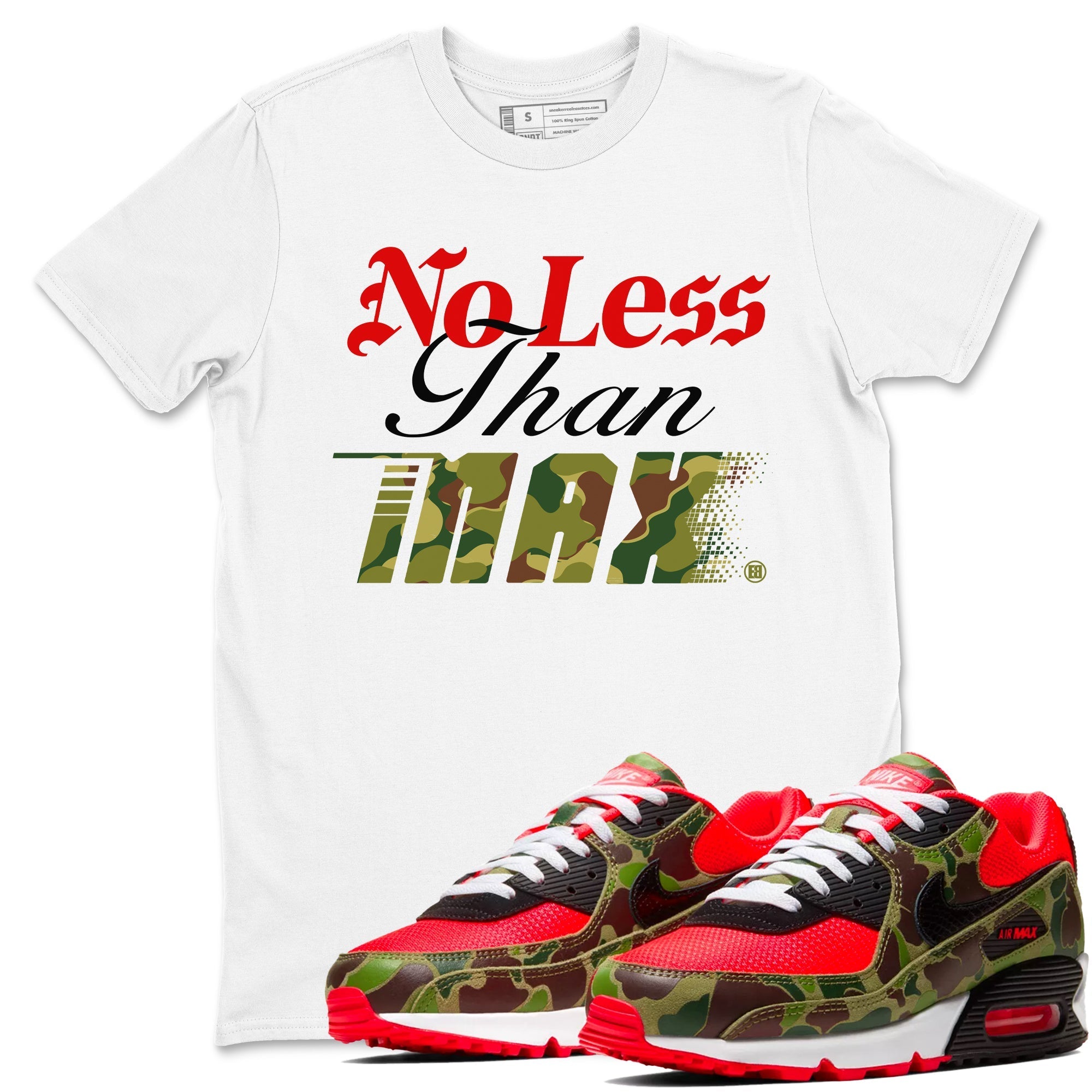 No Less Than Max snkmatch Tees - Air Max 90 Reverse Duck Camo