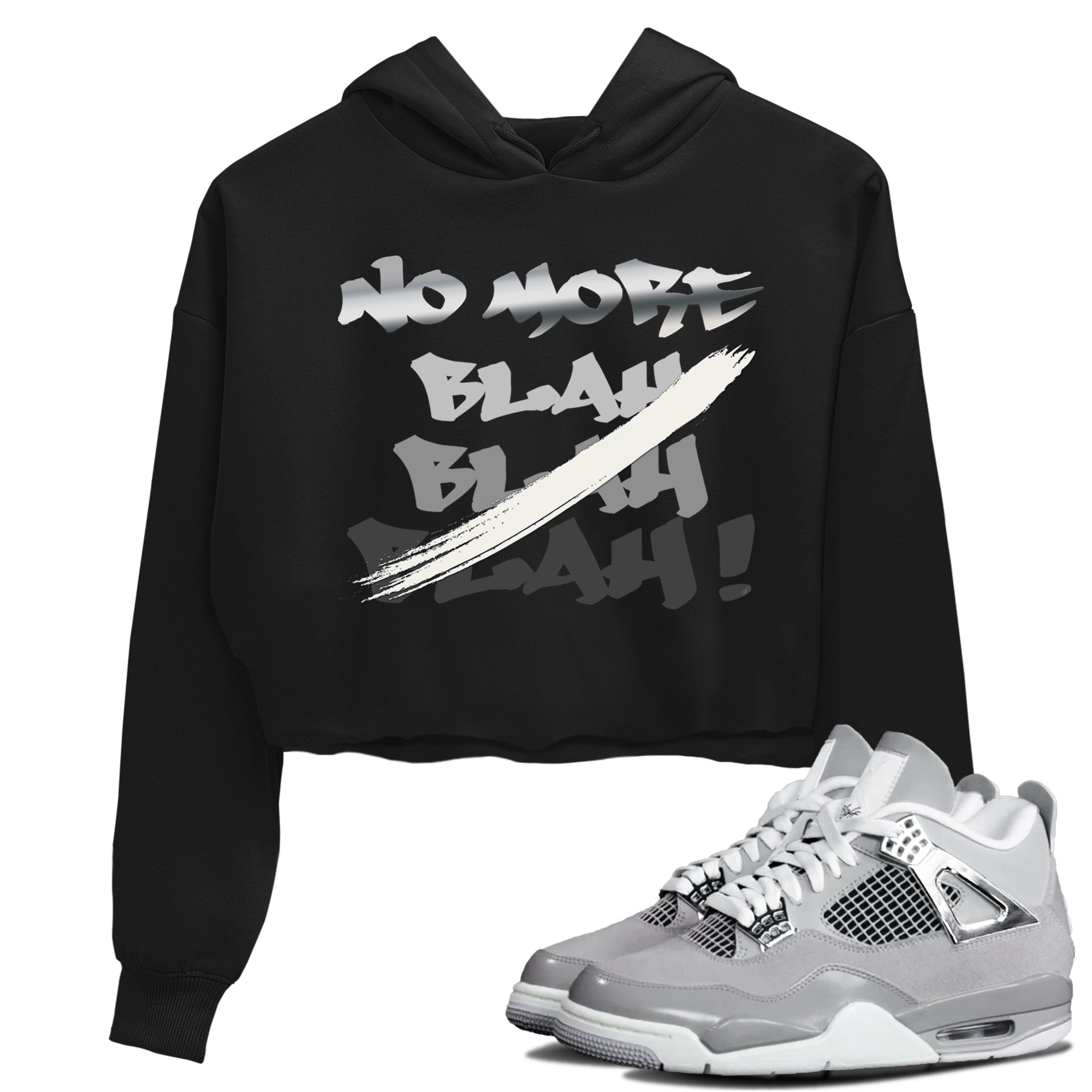 No More Blah snkmatch Women's Top - Air Jordan 4 Frozen Moments