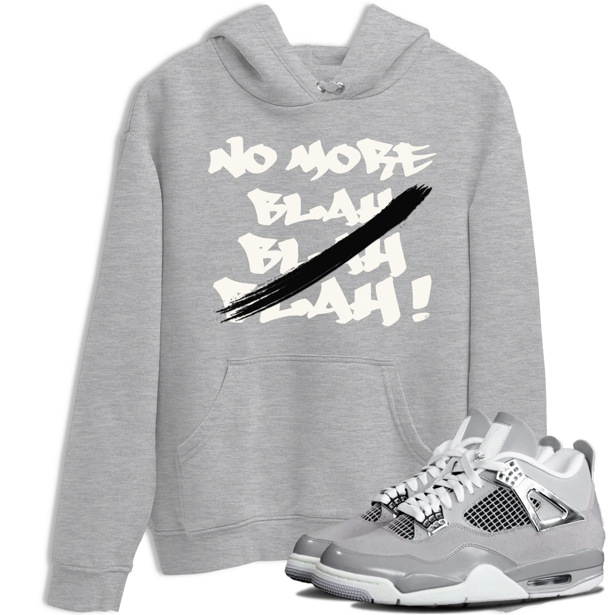 No More Blah snkmatch Tee - Air Jordan 4 Frozen Moments